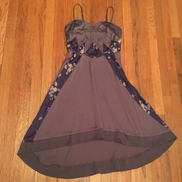 Free People Free People silk satin floral high low dress Size M / US 6-8 / IT 42-44 - 1 Thumbnail