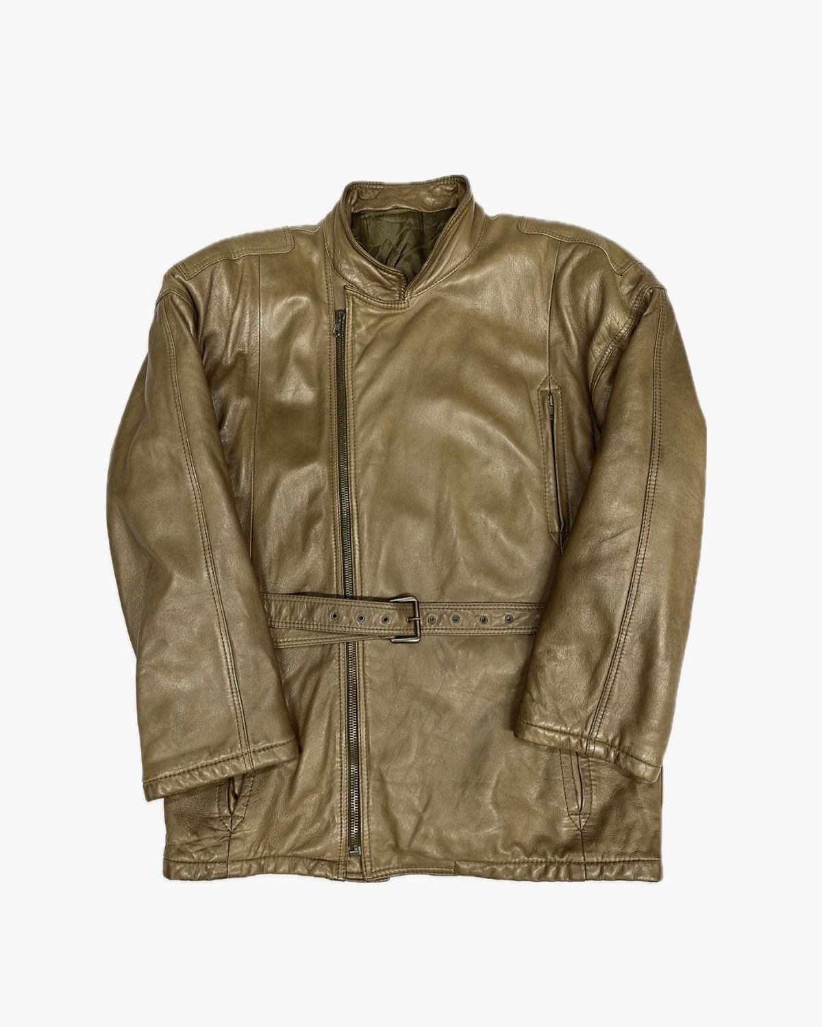 Vintage 90s Vintage Leather Jacket Size US L / EU 52-54 / 3 - 1 Thumbnail
