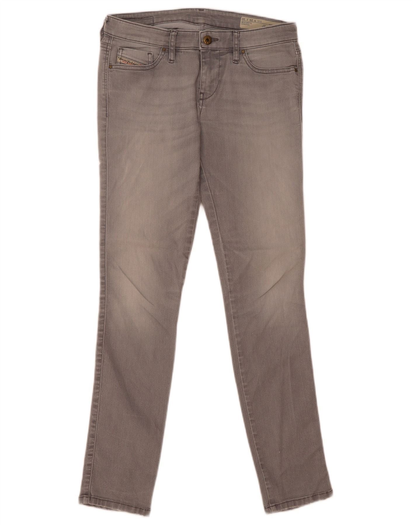 Diesel Womens Skinzee-Low Low Waist Super Slim Skinny Jeans W29 L30 Size 29" - 1 Thumbnail