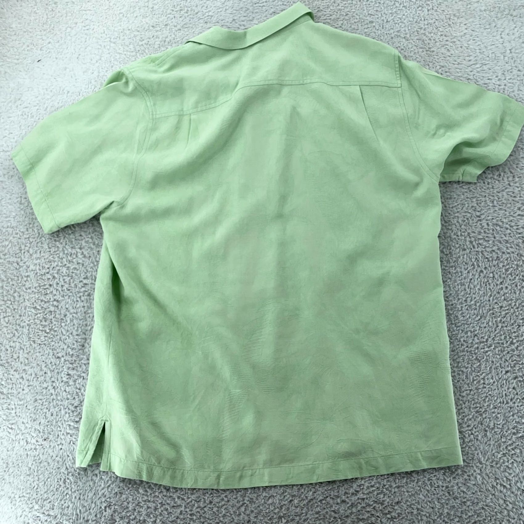 Tommy Bahama Tommy Bahama Button-Up Shirt Men L Green Short Sleeve Collared Size US L / EU 52-54 / 3 - 4 Thumbnail