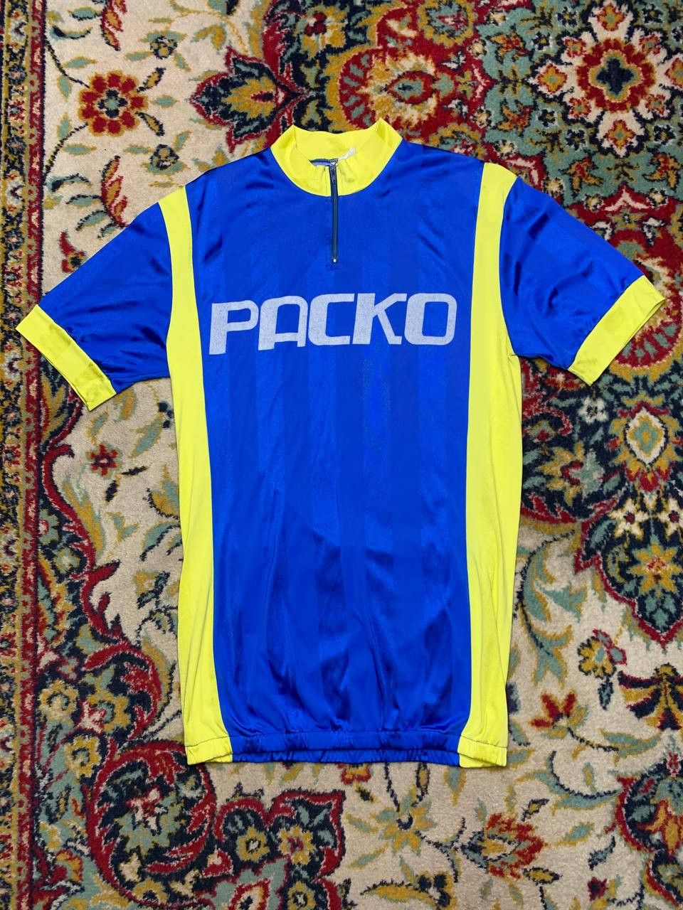 Vintage vintage cycling jersey packo rare size M Size US M / EU 48-50 / 2 - 1 Thumbnail