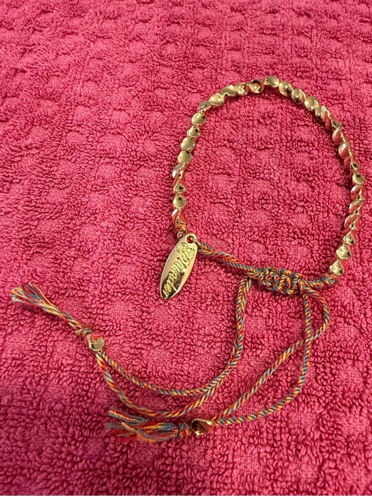 Other Plunder mixed media metal string dainty adjustable bracelet Size ONE SIZE - 4 Thumbnail