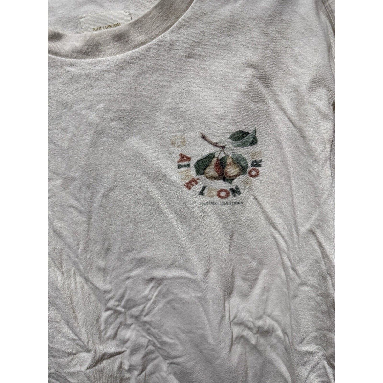 Aime Leon Dore Aime Leon Dore Long Sleeve Tee T Shirt L White New York Tee Size US L / EU 52-54 / 3 - 2 Thumbnail