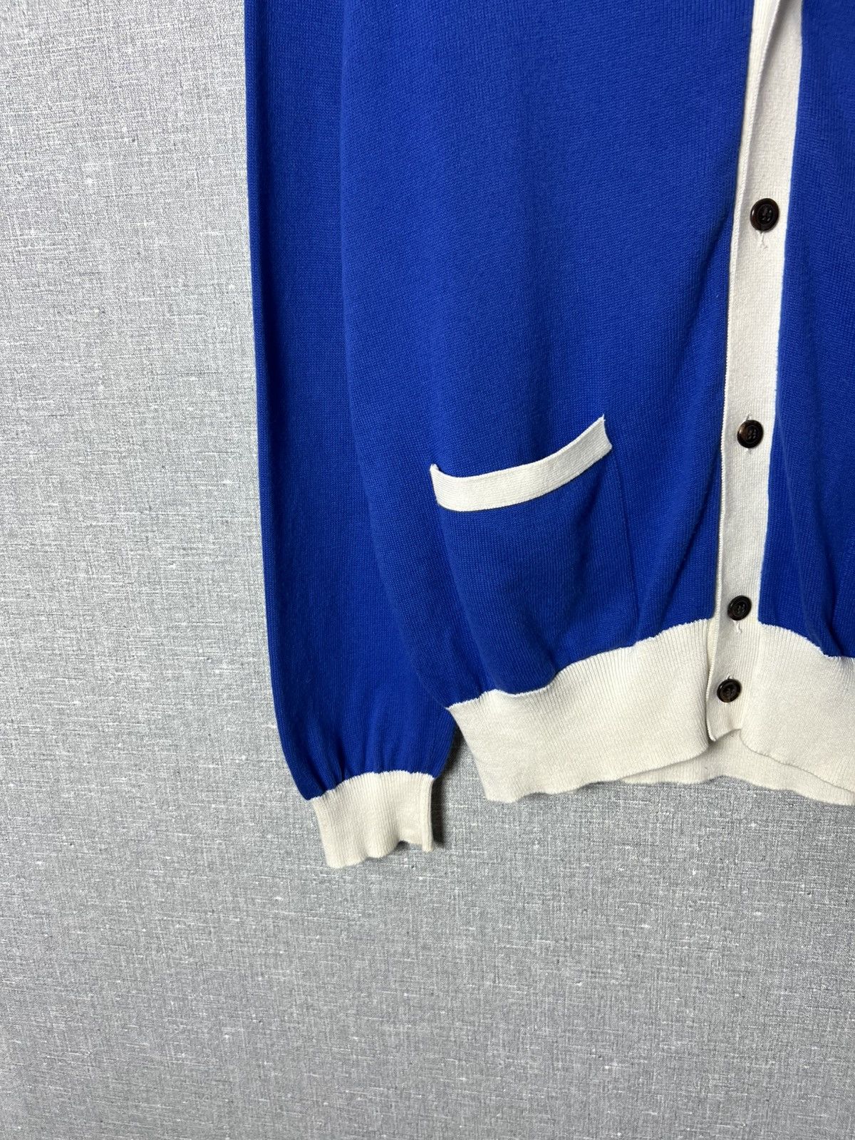 Maison Kitsune Maison Kitsune Button Cardigan Sweater Embroidered Fox Logo Size US L / EU 52-54 / 3 - 6 Thumbnail