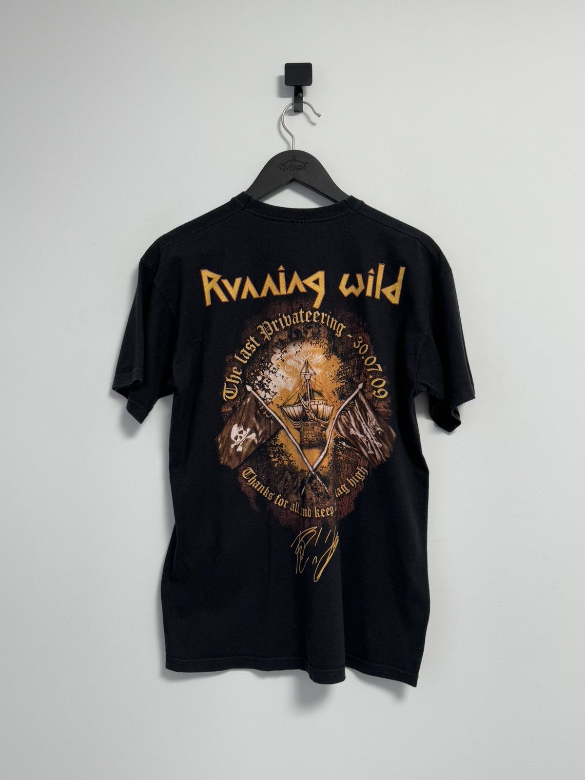 Designer × Japanese Brand × Vintage RUNNING WILD Vintage Band T-Shirt skulls tee Size US M / EU 48-50 / 2 - 8 Thumbnail