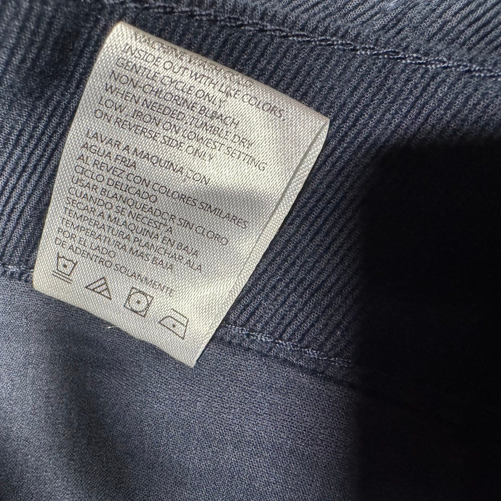 Other NWT New Weatherproof Vintage Navy Wide Leg Stretch Corduroy Size 34" / US 12 / IT 48 - 9 Thumbnail