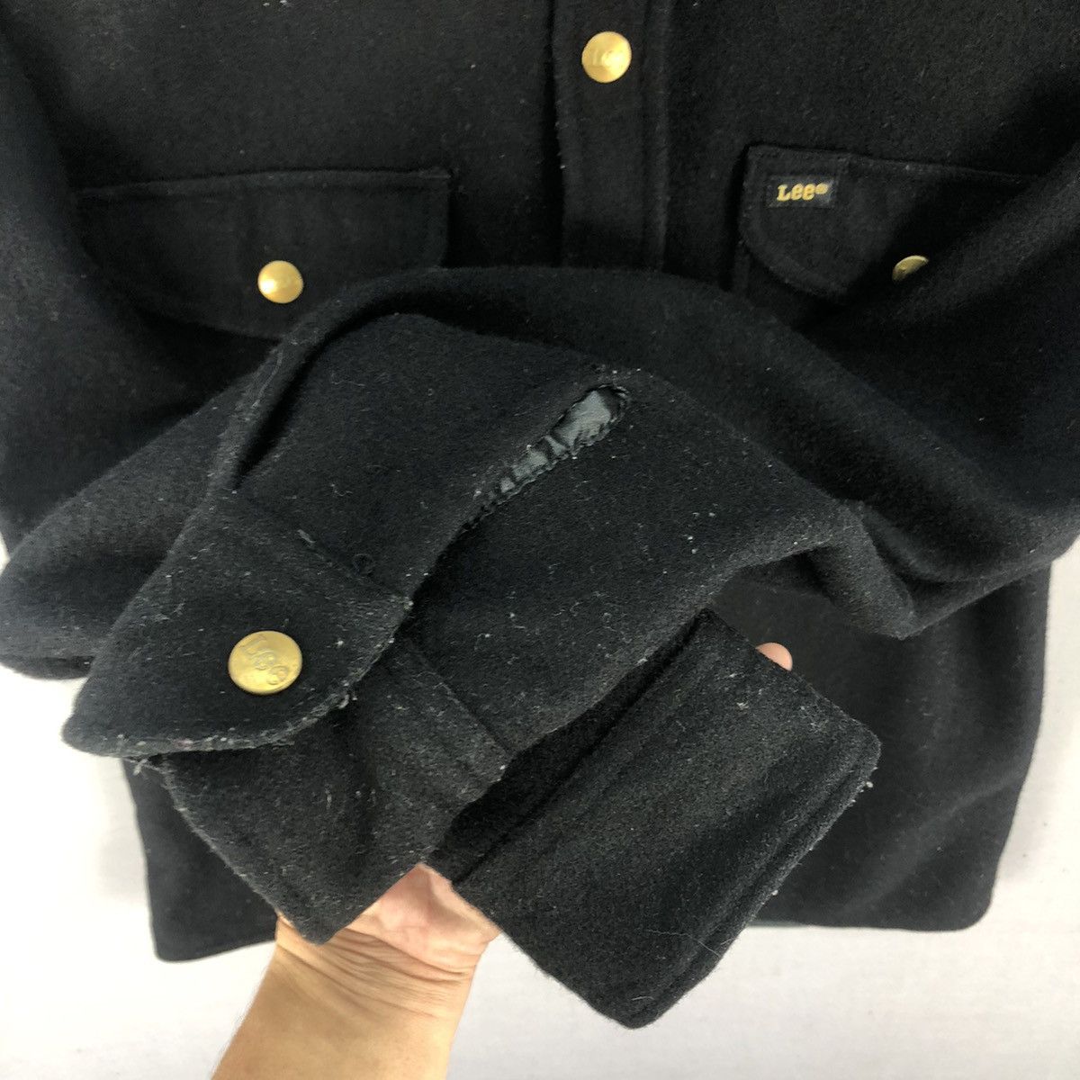 Lee Vintage 00’s Lee Button Up Wool Flannel Jacket Size US S / EU 44-46 / 1 - 10 Thumbnail