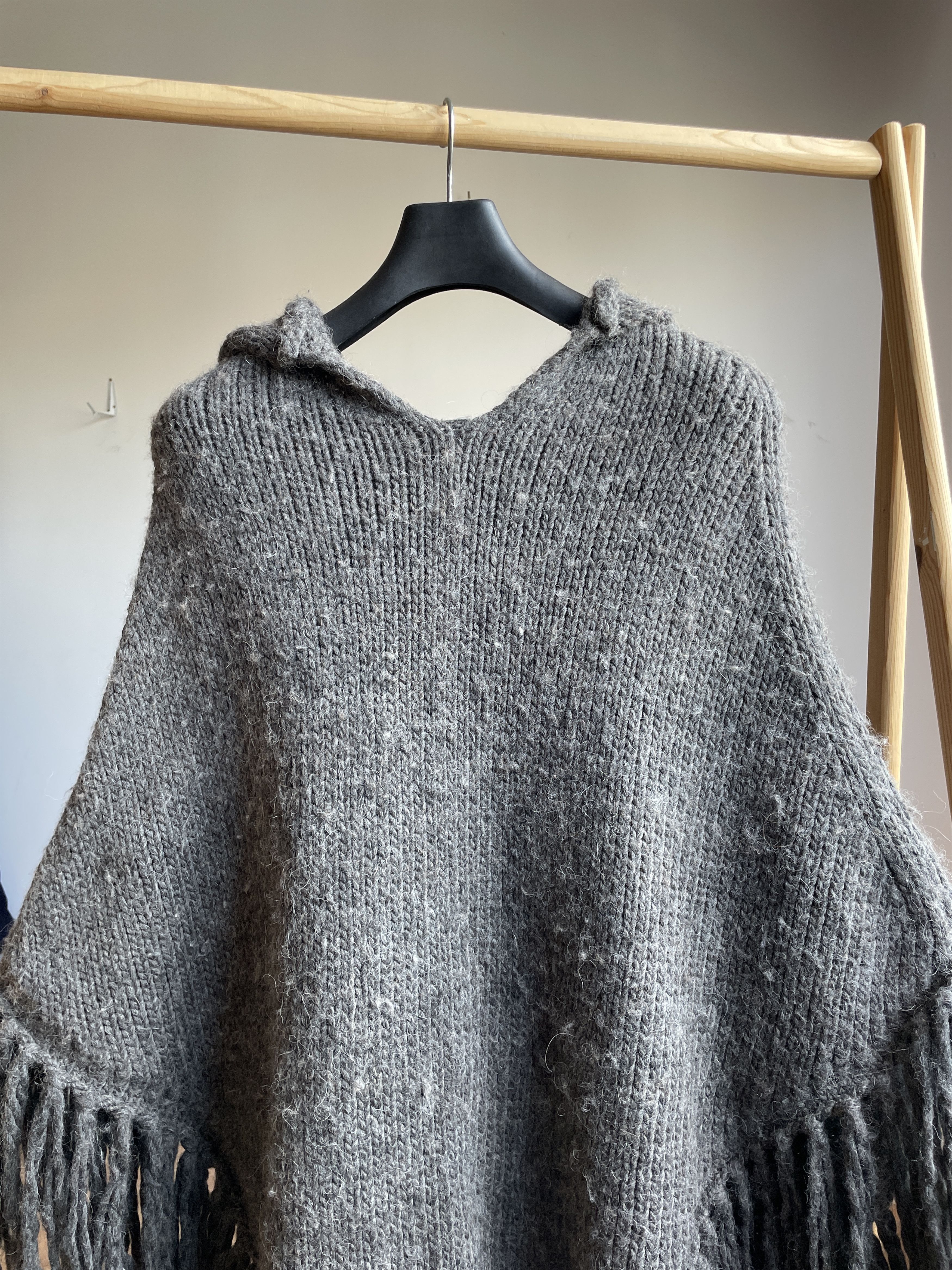 Other Toast Womens Merino Wool Alpaca Blend Hooded Poncho Size ONE SIZE - 3 Thumbnail