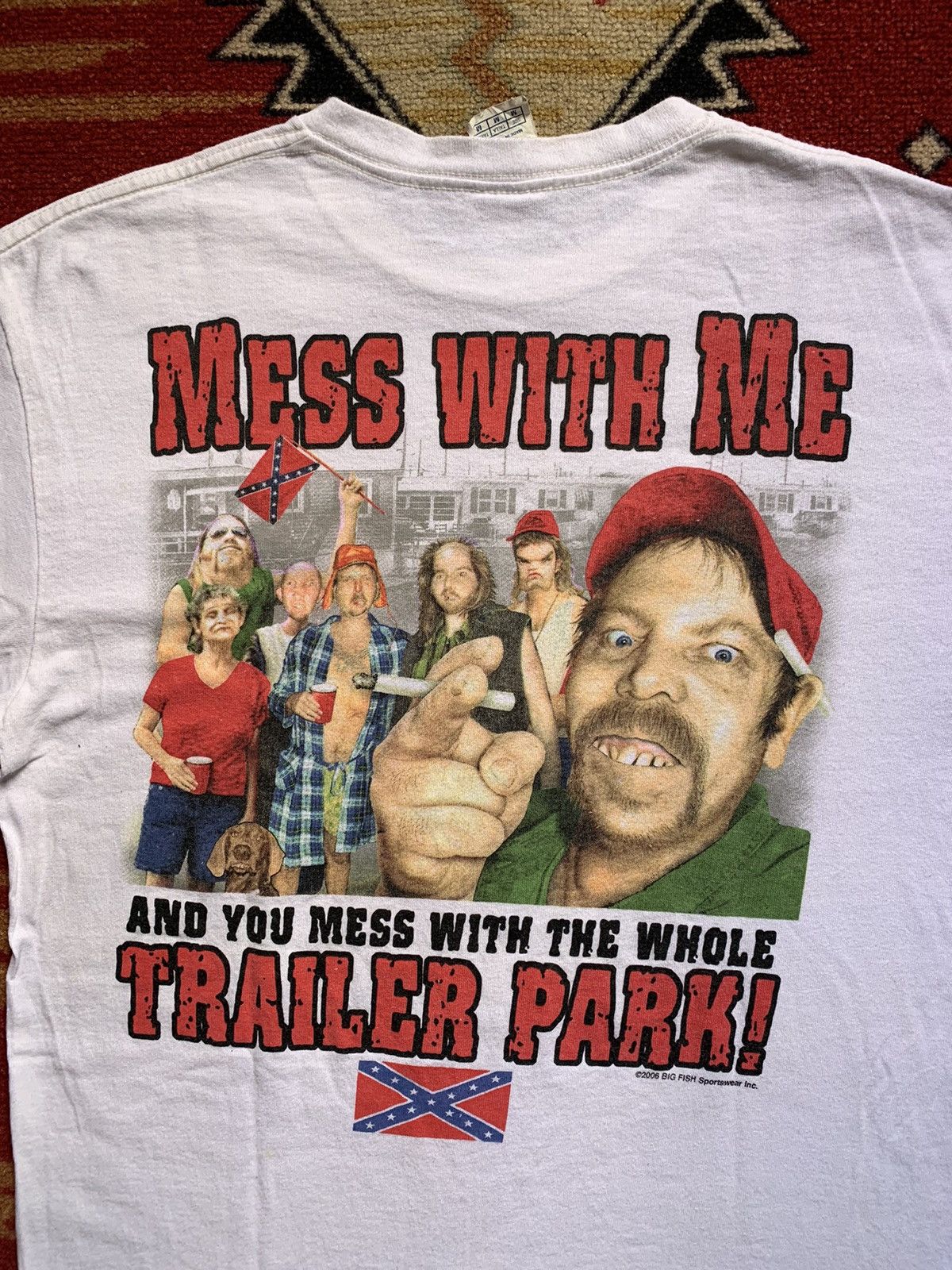 Vintage Vtg Trailer Park Television Comedy Series Shirt Size US M / EU 48-50 / 2 - 4 Thumbnail