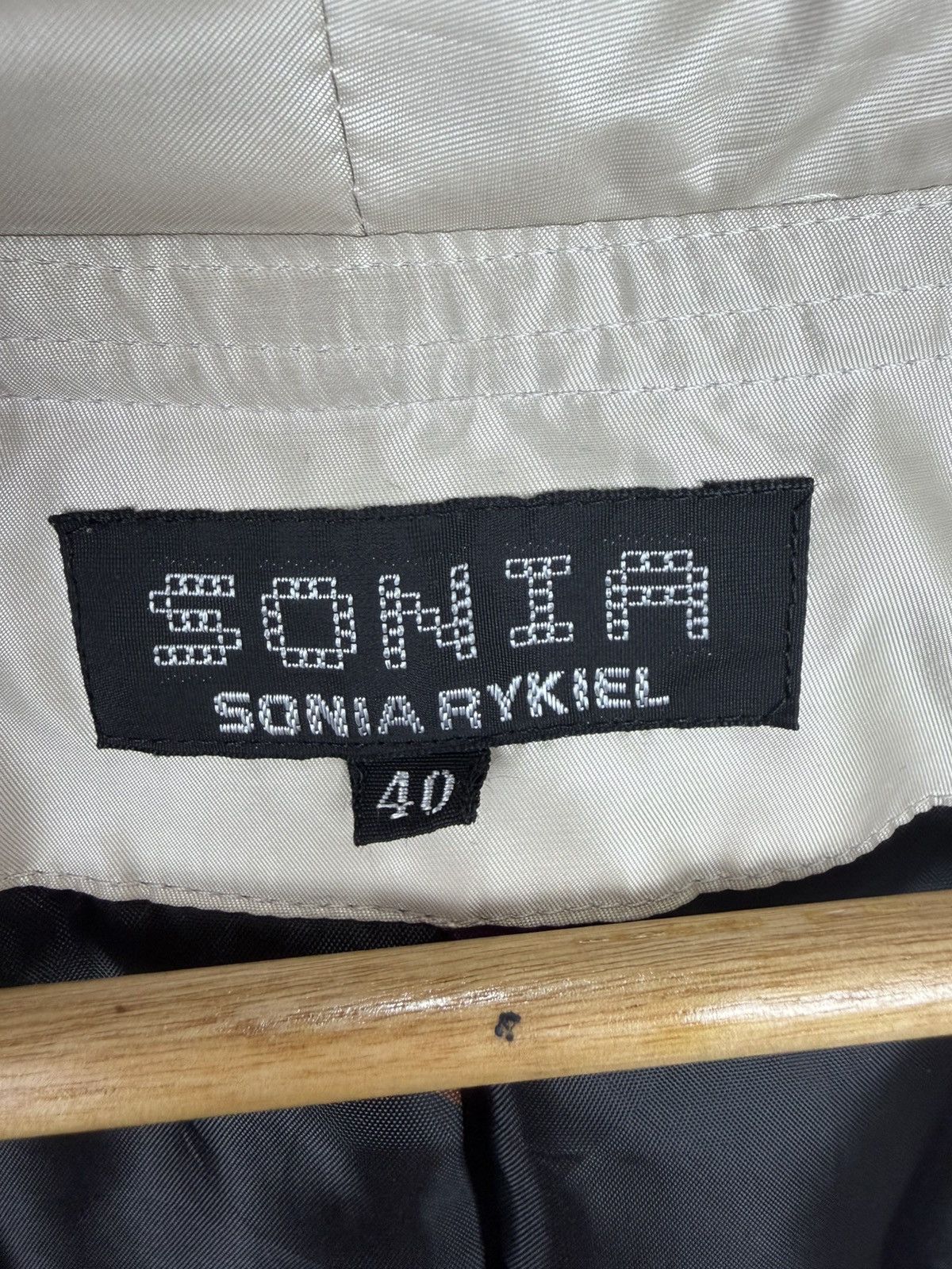 Sonia Rykiel Sonia by Sonia Rykiel Ruffle Jacket | Champagne Pearl Satin Size M / US 6-8 / IT 42-44 - 12 Thumbnail