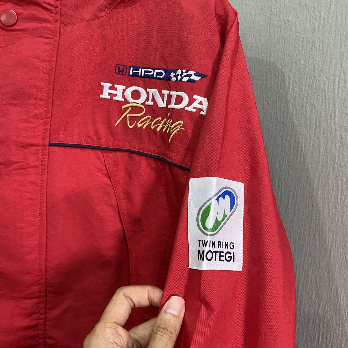 Honda Vintage Honda Racing x Budweiser HPD Red Windbreaker Jacket Size US XL / EU 56 / 4 - 11 Thumbnail