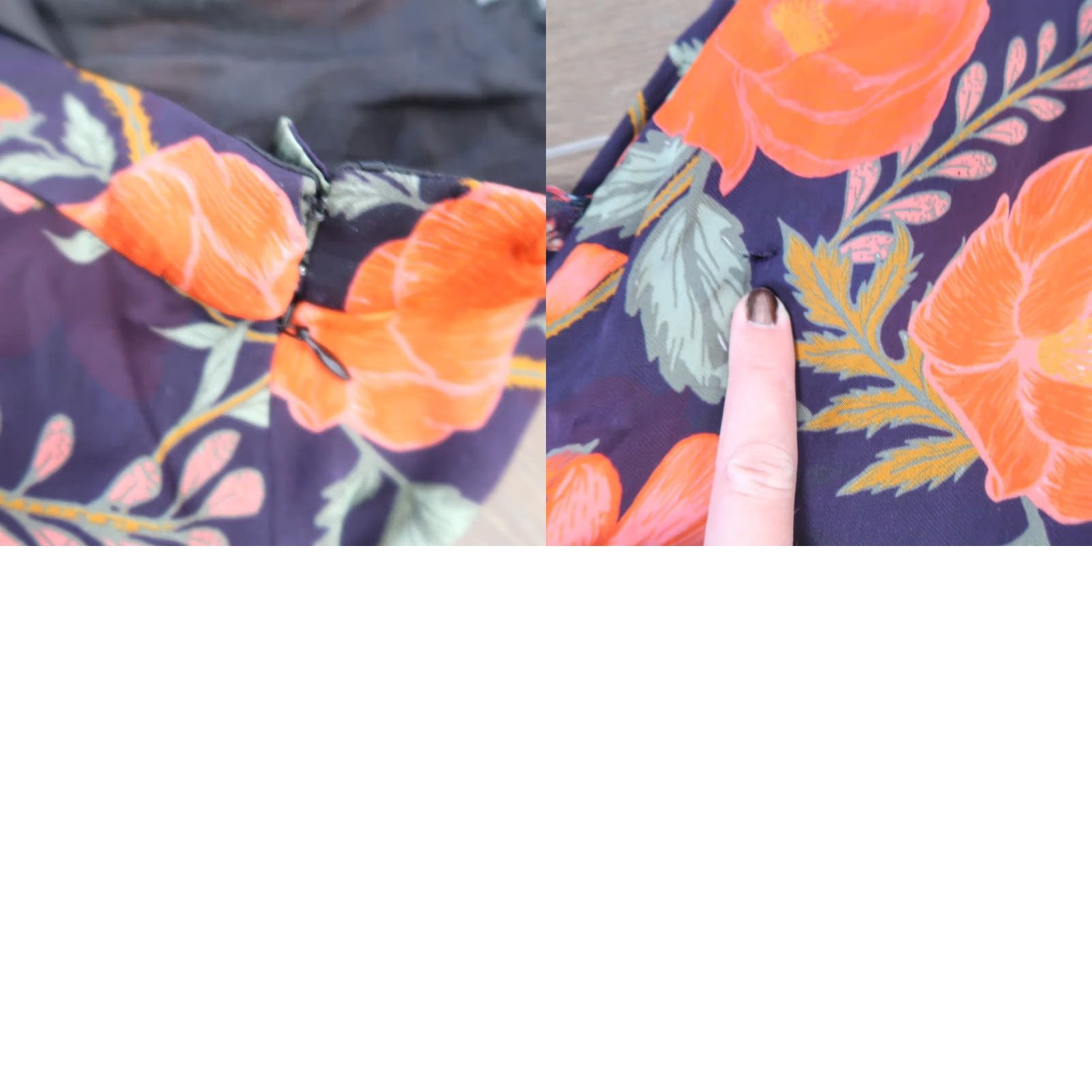 Anthropologie Anthropologie Nidhi Yasha Maxi Skirt Purple Orange Floral S Womens Size 28" / US 6 / IT 42 - 8 Thumbnail