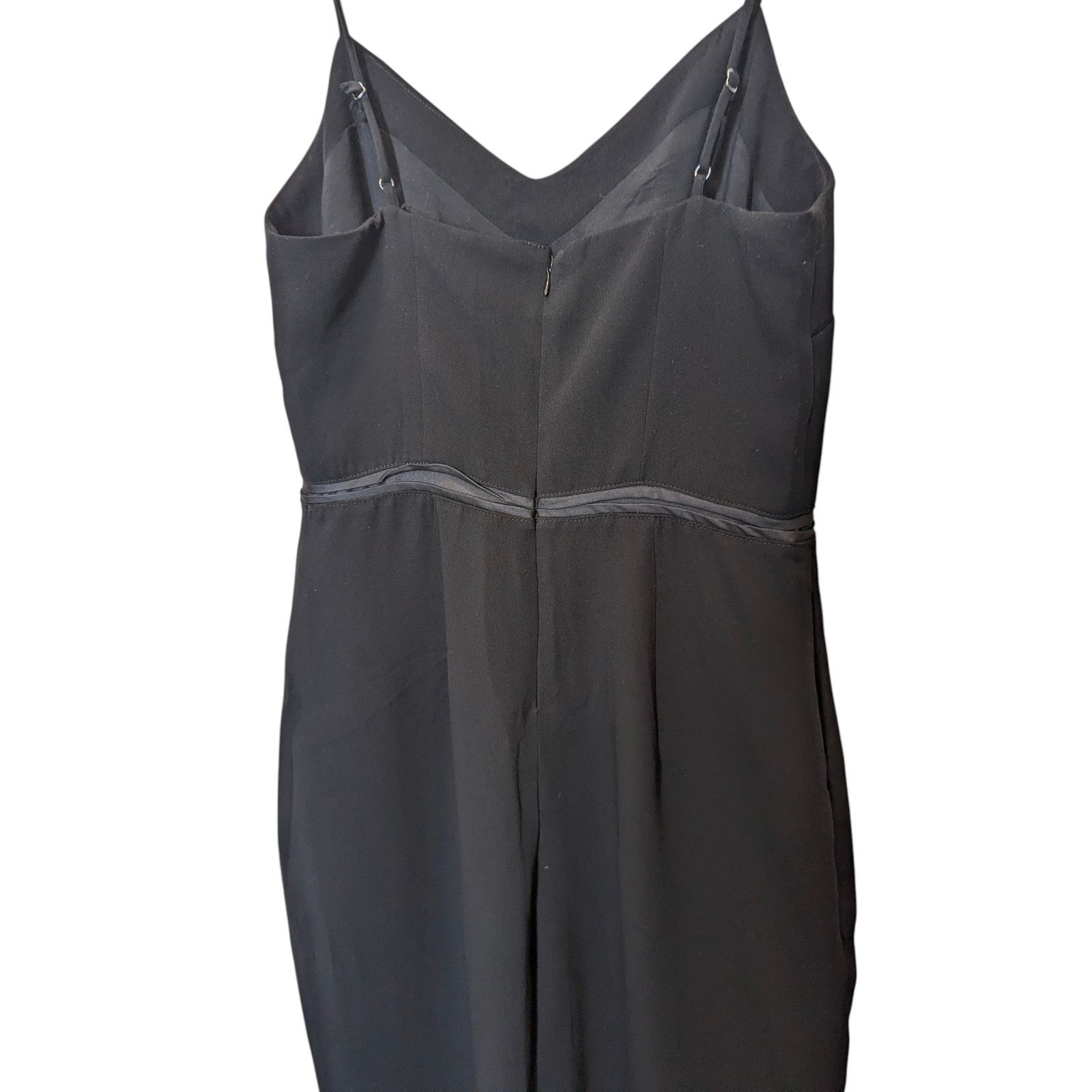 Anthropologie Anthropologie Maeve Magdalena Black Jumpsuit Size 6 Size 28" / US 6 / IT 42 - 7 Thumbnail