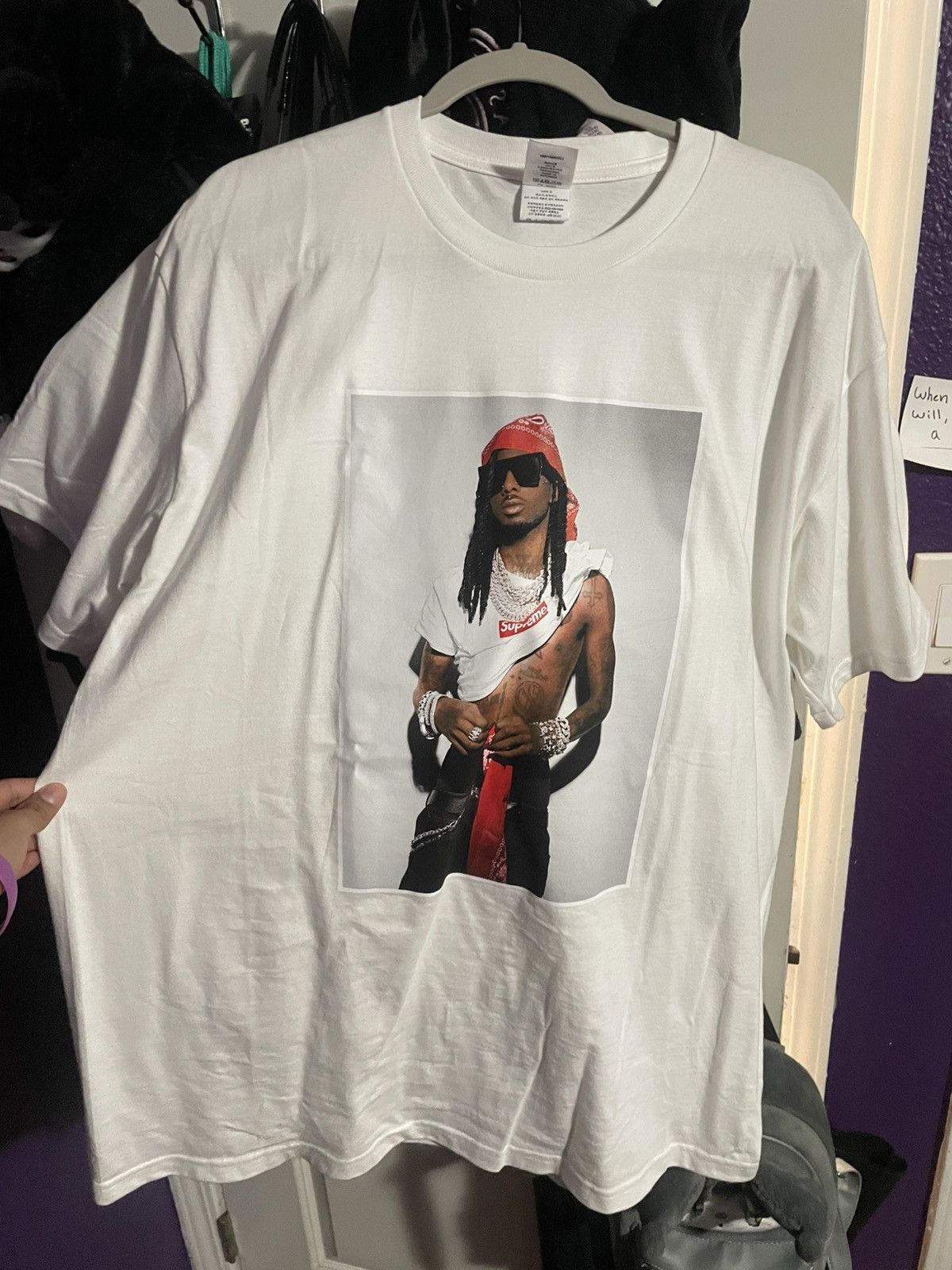 Supreme Size XL - PlayBoi Carti Supreme White Shirt | Grailed