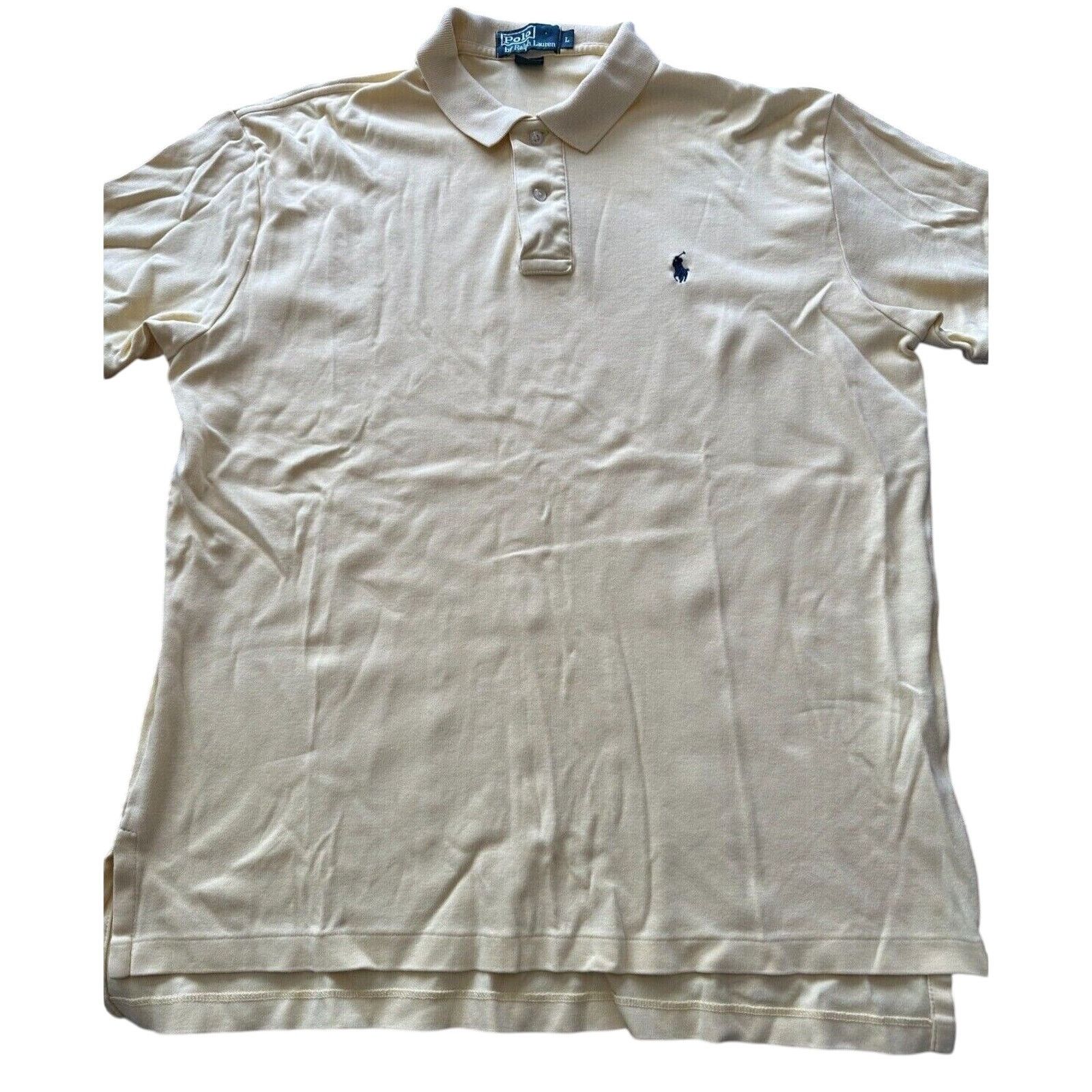 Polo Ralph Lauren Polo Ralph Lauren Men's Yellow Polo Shirt Size L Blue Pony Size US L / EU 52-54 / 3 - 1 Thumbnail