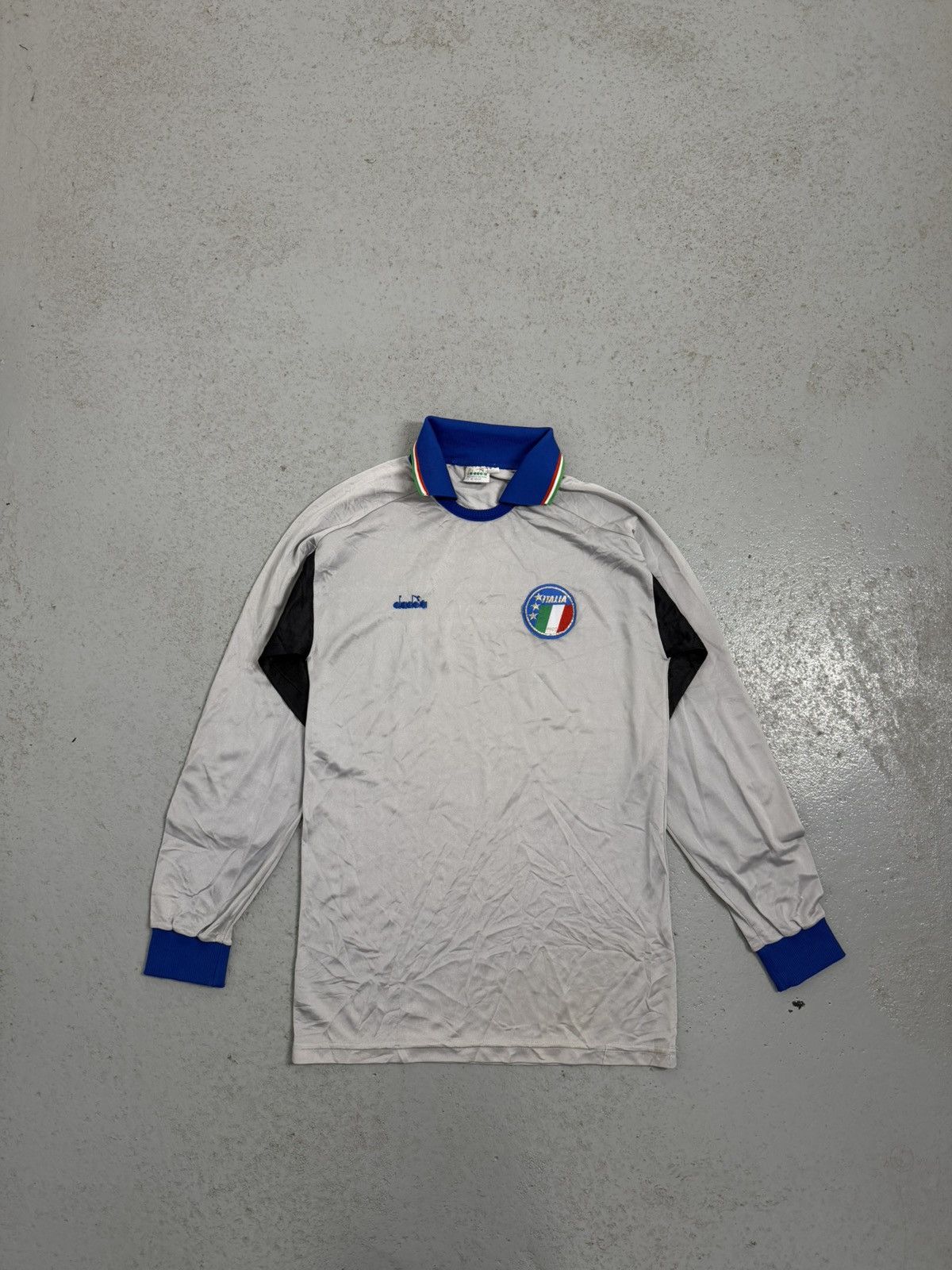 Diadora Vintage 1990 Diadora Italy Goalkeeper Soccer Jersey Size US M / EU 48-50 / 2 - 1 Thumbnail