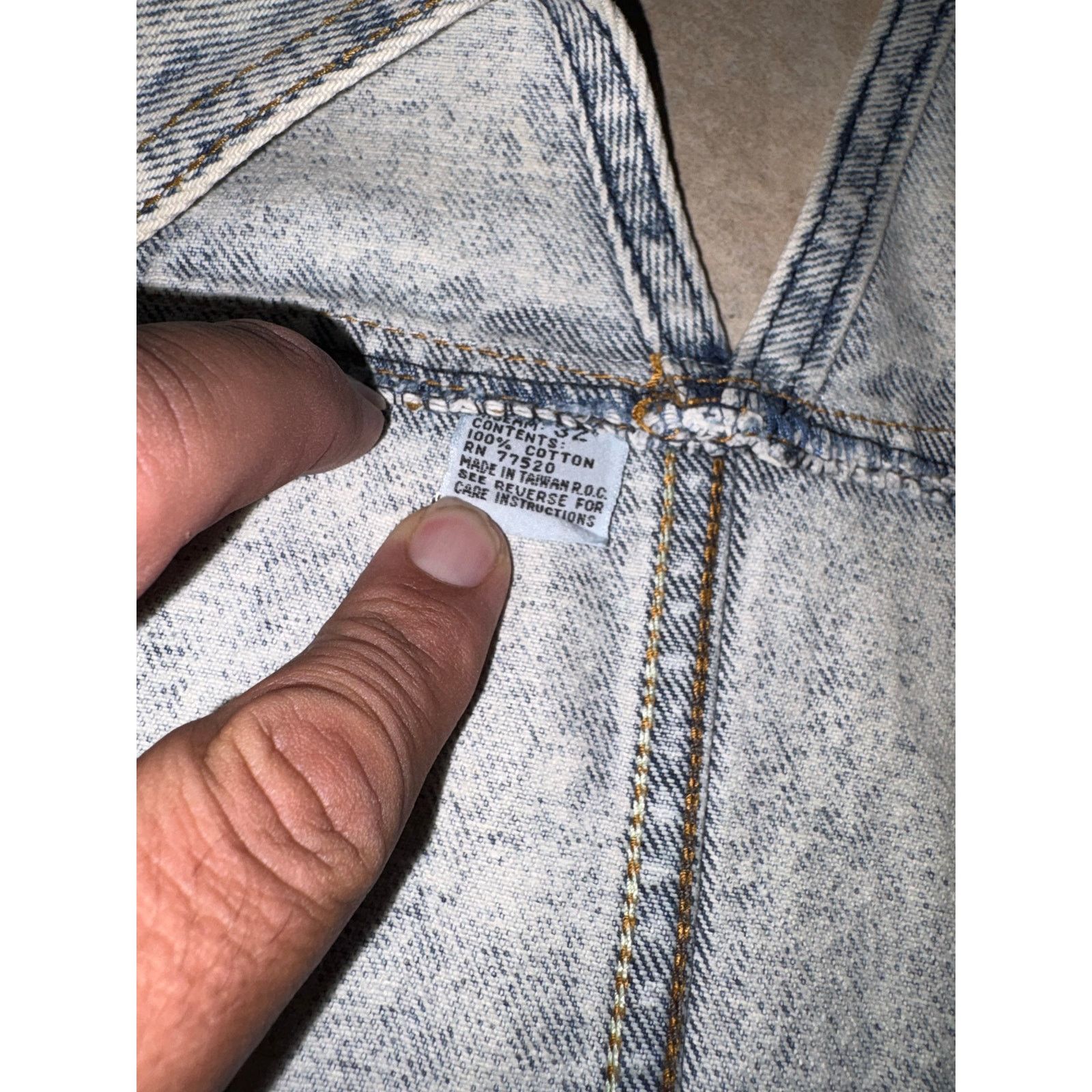 Other Vintage paco jeans overalls acid wash 90s denim. Inseam 32 Size US 32 / EU 48 - 6 Thumbnail
