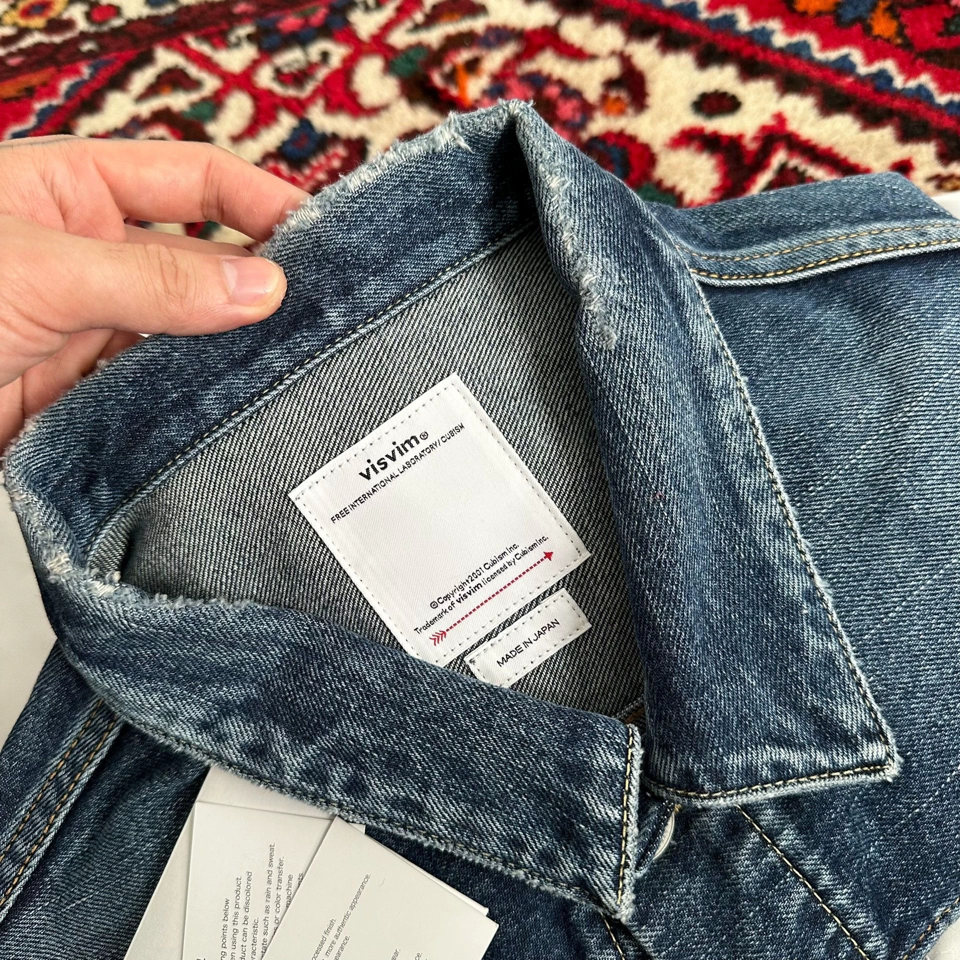 Visvim visvim 25ss 101x JKT Denim 4 Splatter Distressed ICT Size US XL / EU 56 / 4 - 5 Thumbnail