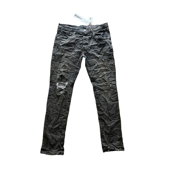 Purple Brand Jeans Mens Slim Fit Low Rise Slim Leg P001 White $265 Size  29/30