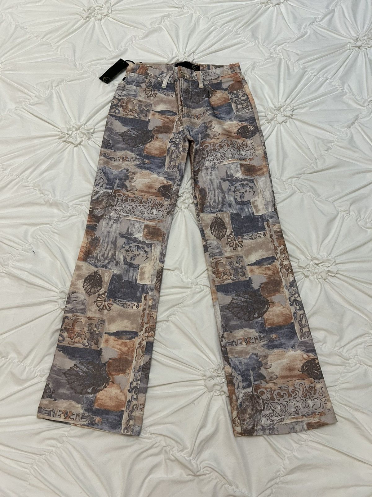 Just Cavalli Just Cavalli Vintage Printed Jeans New With Tags Size 28" / US 6 / IT 42 - 1 Thumbnail