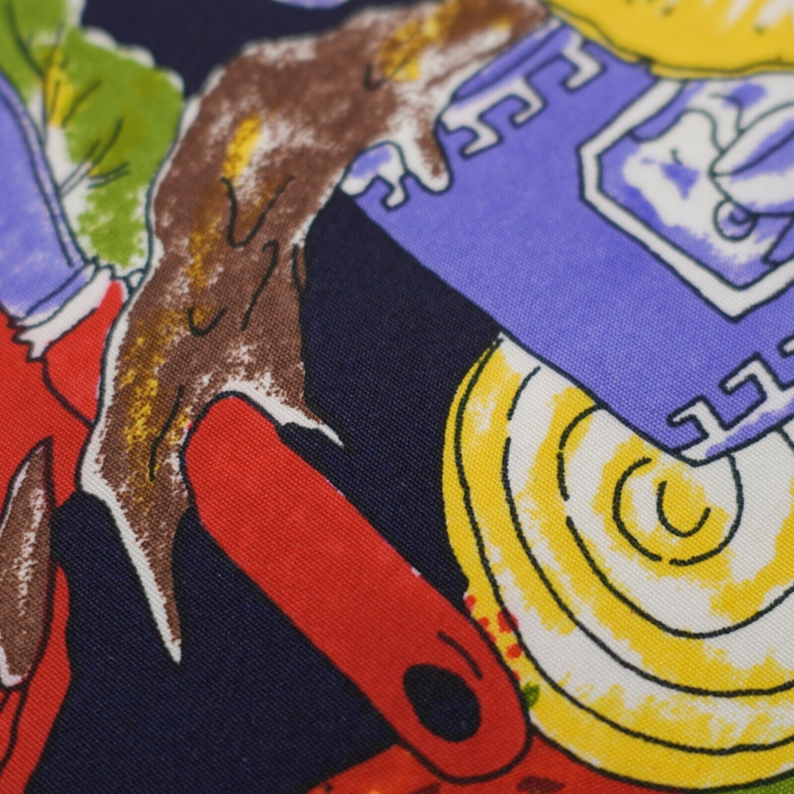 NEXT Next Exit Food Burger Black Multi-Colored Novelty Print Long Size ONE SIZE - 2 Thumbnail