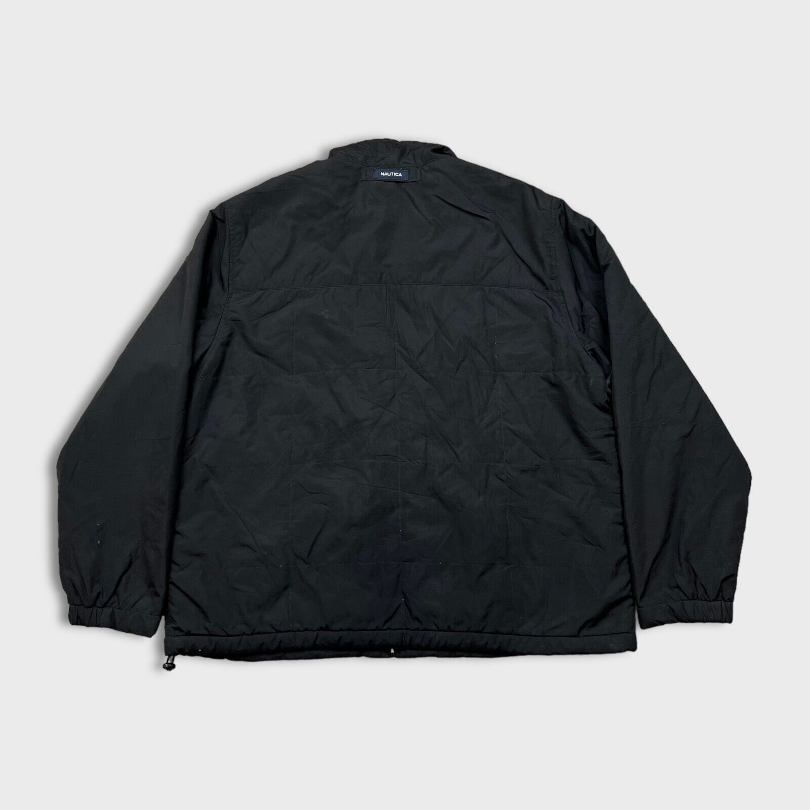Nautica × Vintage Nautica Jacket Large Spell Out Full Zip Bomber Windbreaker Size US L / EU 52-54 / 3 - 4 Thumbnail