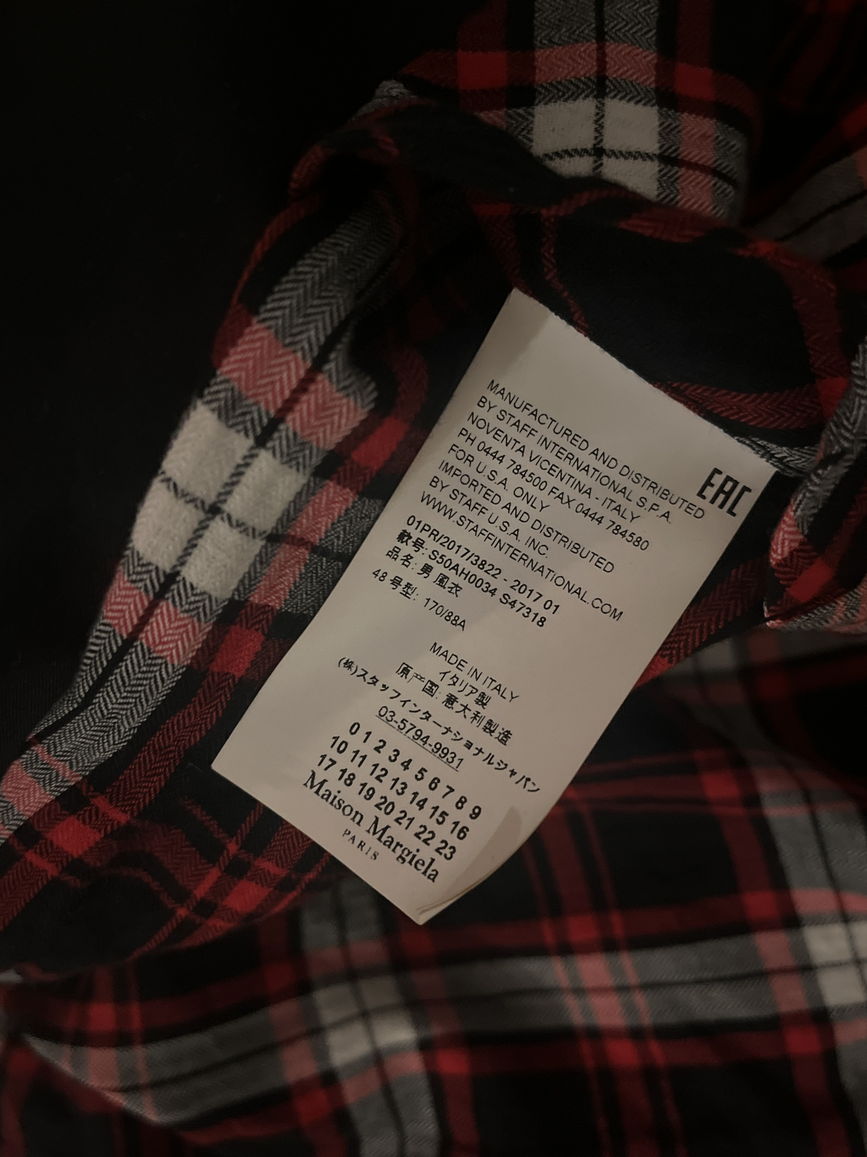 Maison Margiela Maison Margiela Tartan Plaid Lined Mac Trench Coat Size US M / EU 48-50 / 2 - 6 Thumbnail