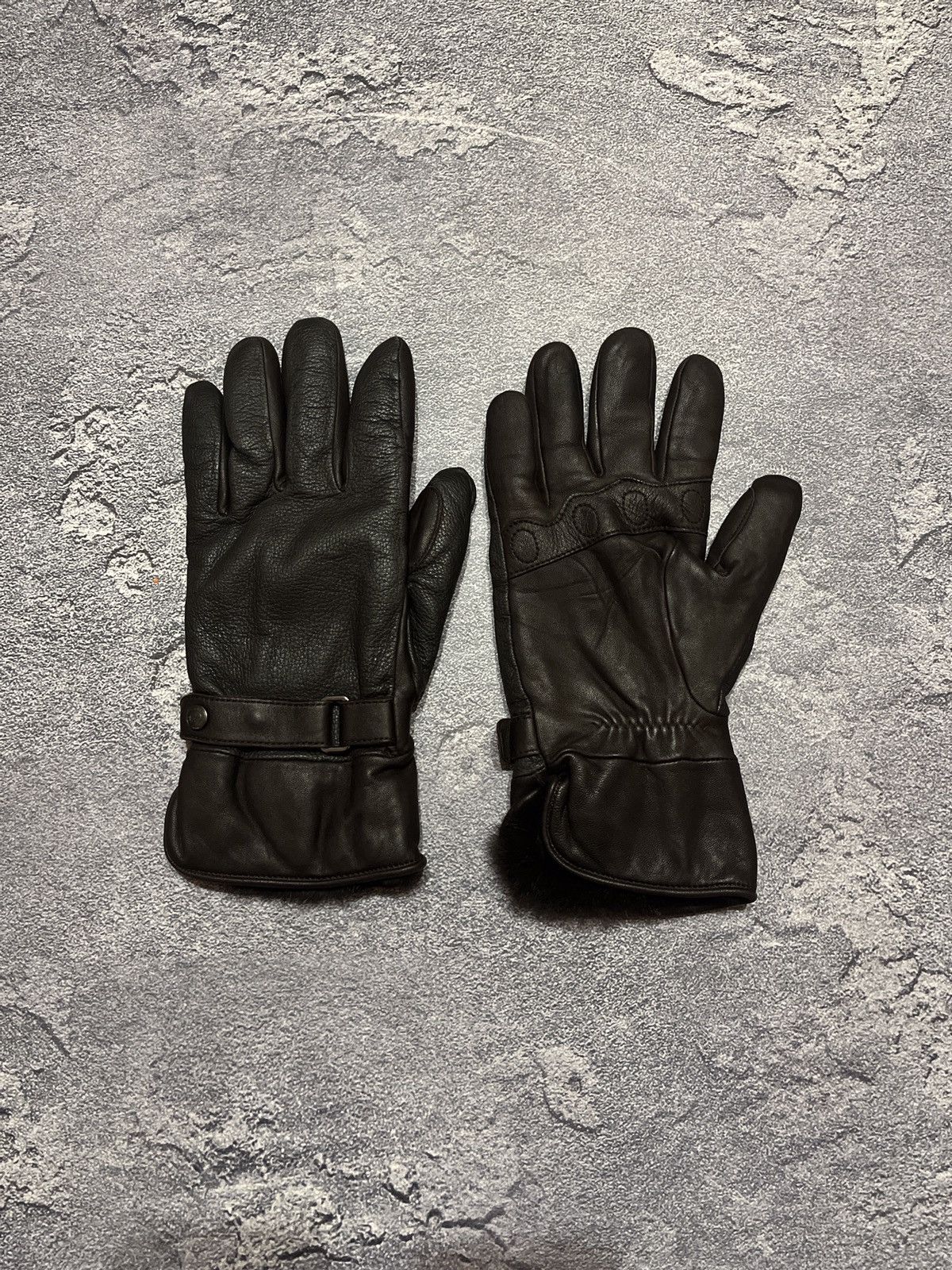 Longchamp Longchamp Leather LuxFur Elegance Gloves Made in Philippines Size ONE SIZE - 3 Thumbnail