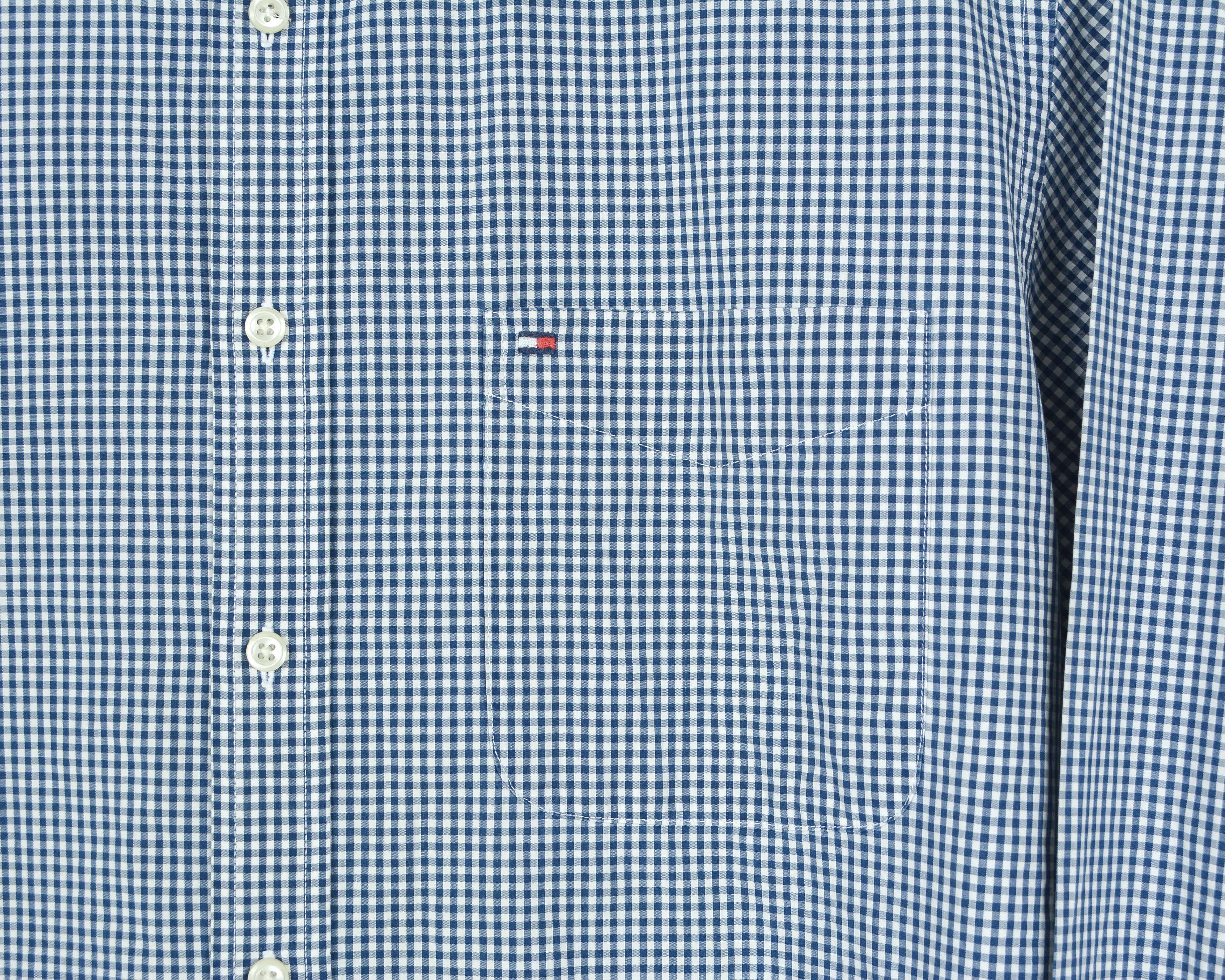 Tommy Hilfiger Button Up Shirt Check Plaid Formal Long Sleeved Casual Top Size US L / EU 52-54 / 3 - 4 Thumbnail