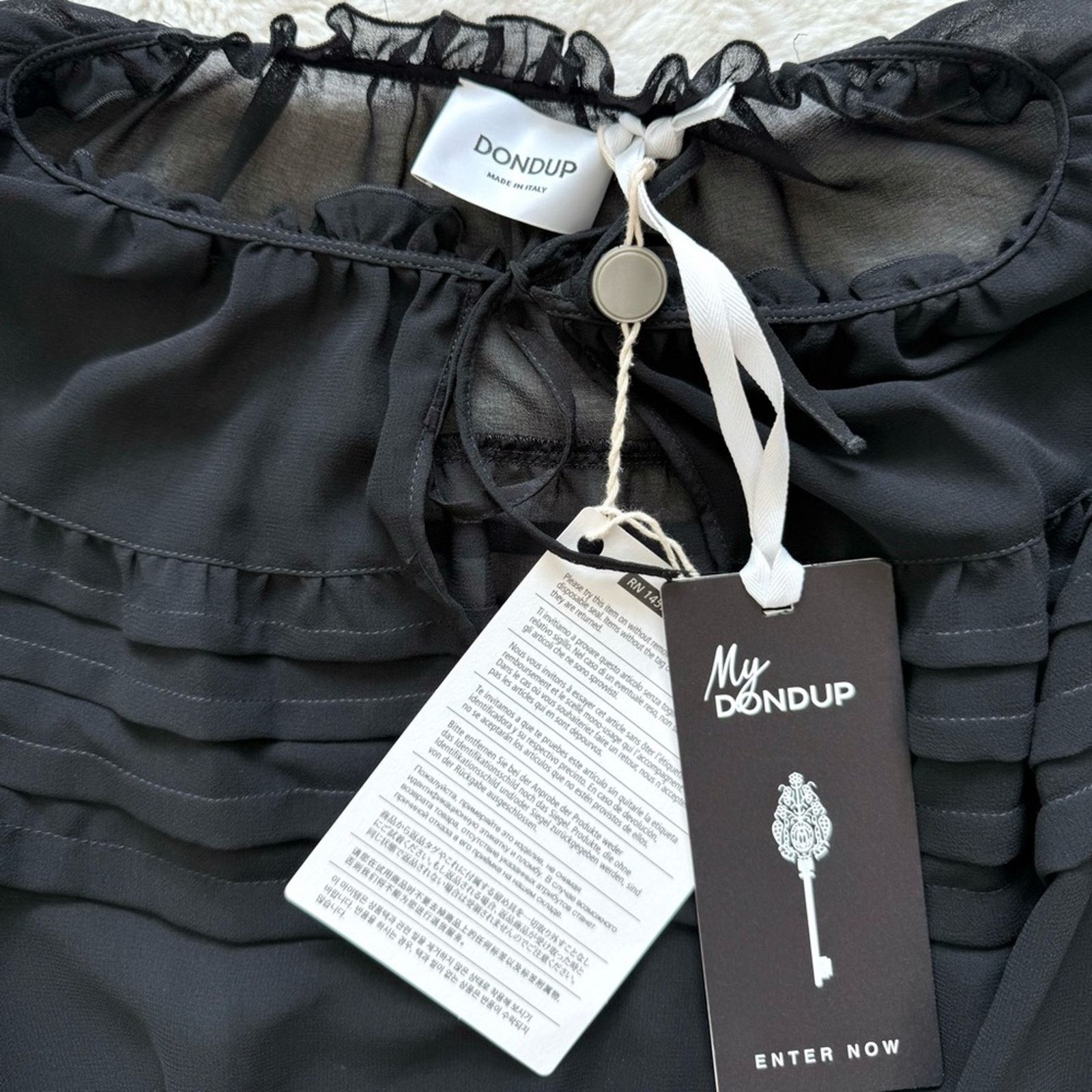 Dondup NWT! DONDUP Women Dress, Size L, MSRP.734$ Size L / US 10 / IT 46 - 5 Thumbnail