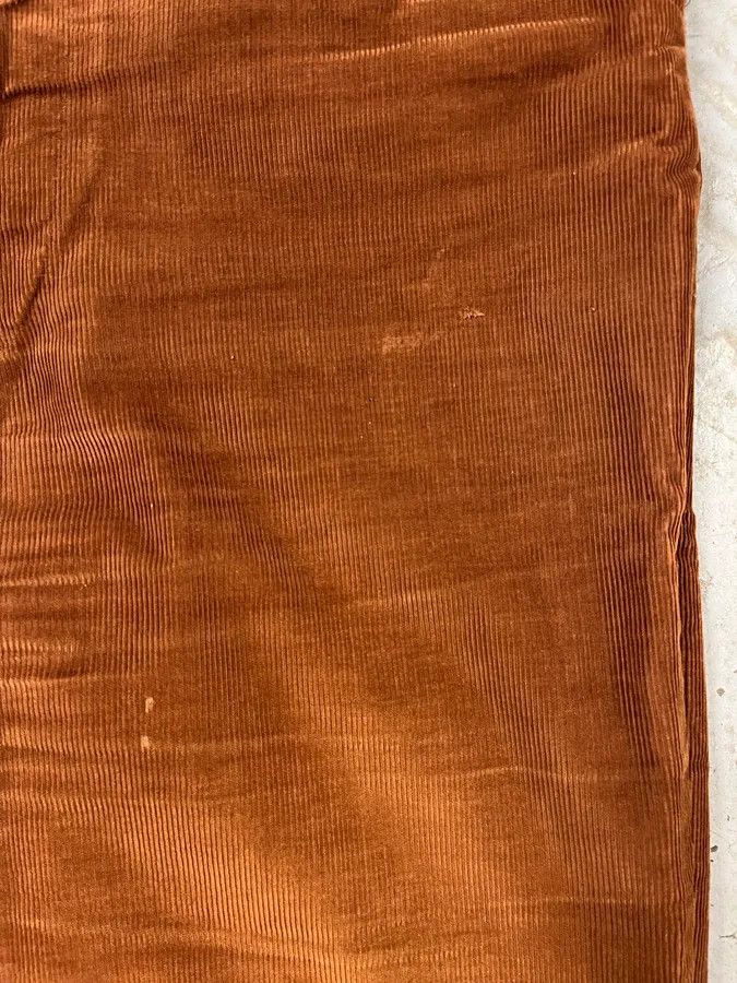 Designer × Dolce & Gabbana × Vintage 1990s Dolce & Gabbana Camel Velvet Pants Size US 34 / EU 50 - 4 Thumbnail