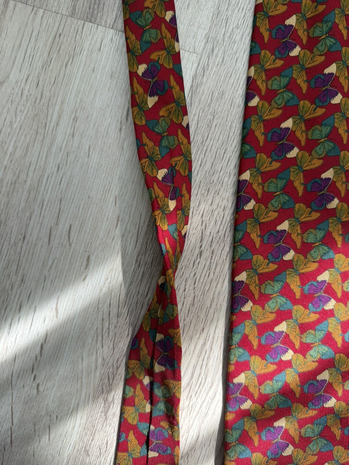 Valentino Rare multicolour Valentino butterfly monogram tie Size ONE SIZE - 6 Thumbnail
