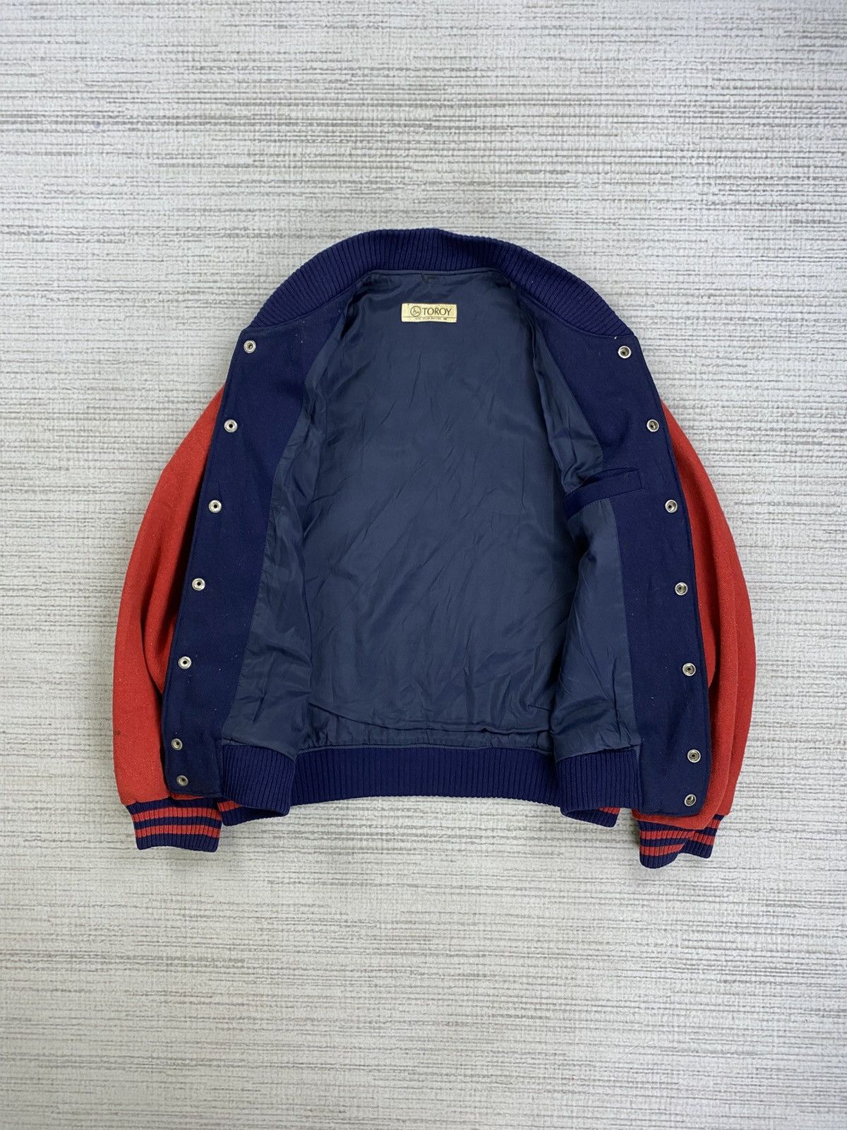If Six Was Nine × Vintage Vintage Toroy Embroidery Logo Wool Varsity Jacket Size US M / EU 48-50 / 2 - 5 Thumbnail