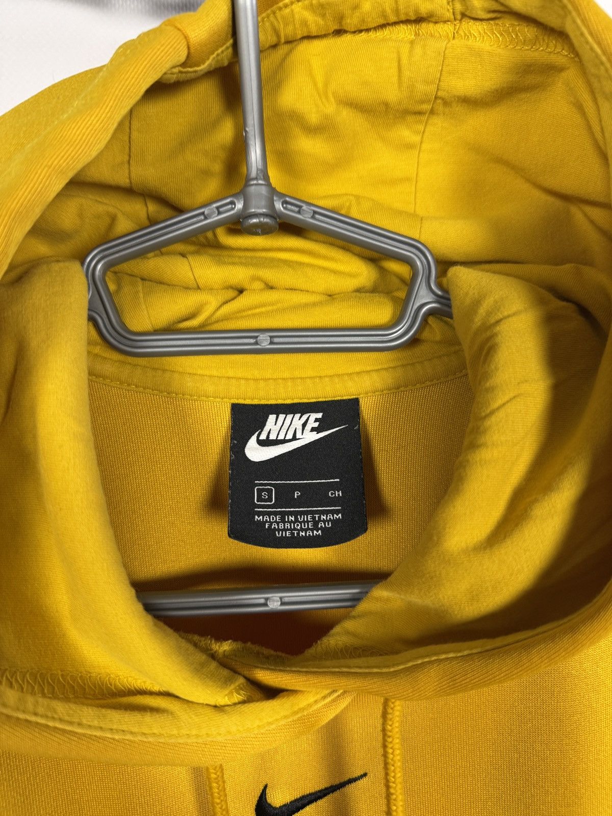 Nike Nike Tape Poly Over The Head Hoodie Swoosh Logo Yellow Small Size S / US 4 / IT 40 - 8 Thumbnail