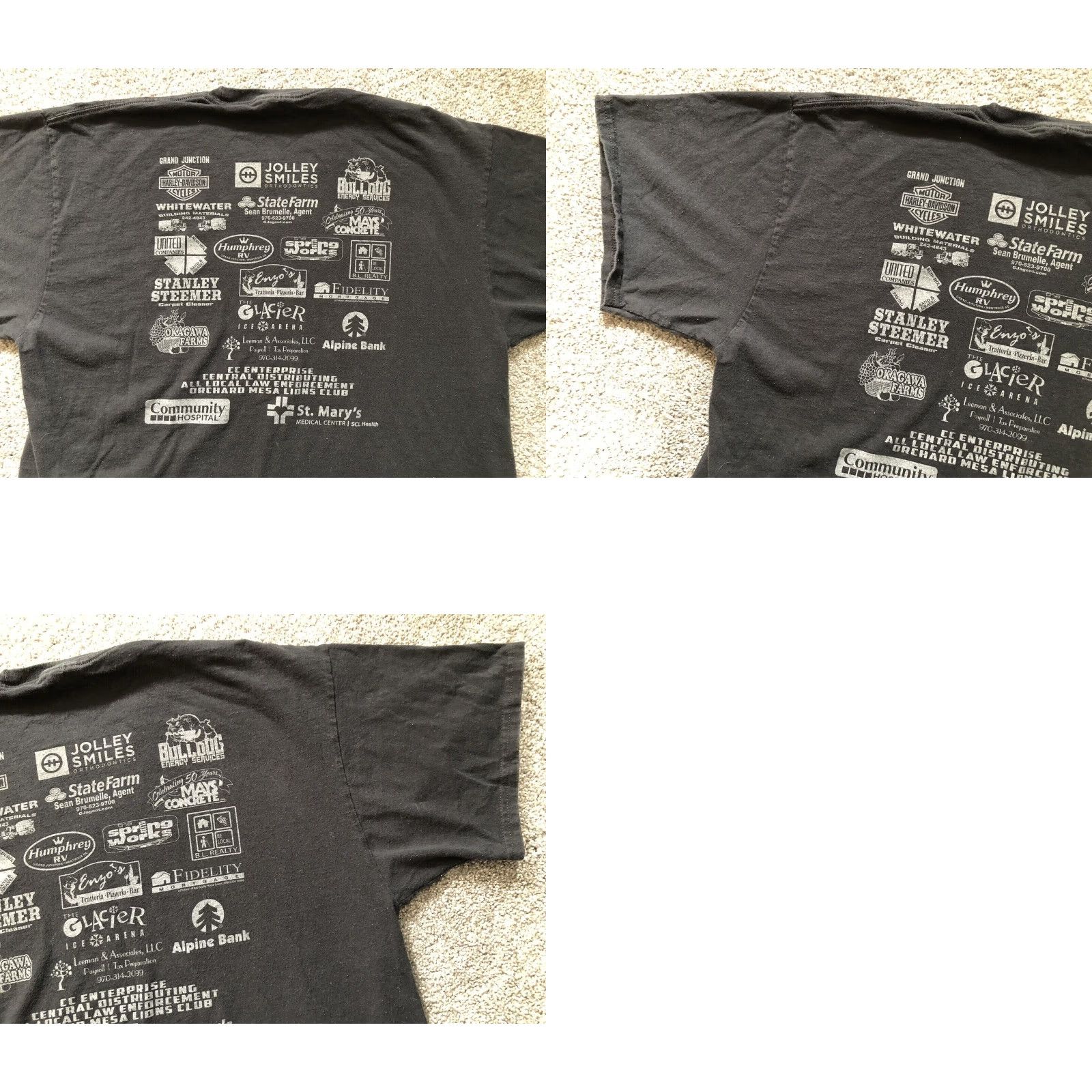 Port & Company Harley Owners Group Toy Run T Shirt Black XL 100% Cotton Graphic Print Port & Company Men T-Shirt Short Sleeve Summer Fall Spring Vintage? Size US XL / EU 56 / 4 - 9 Thumbnail