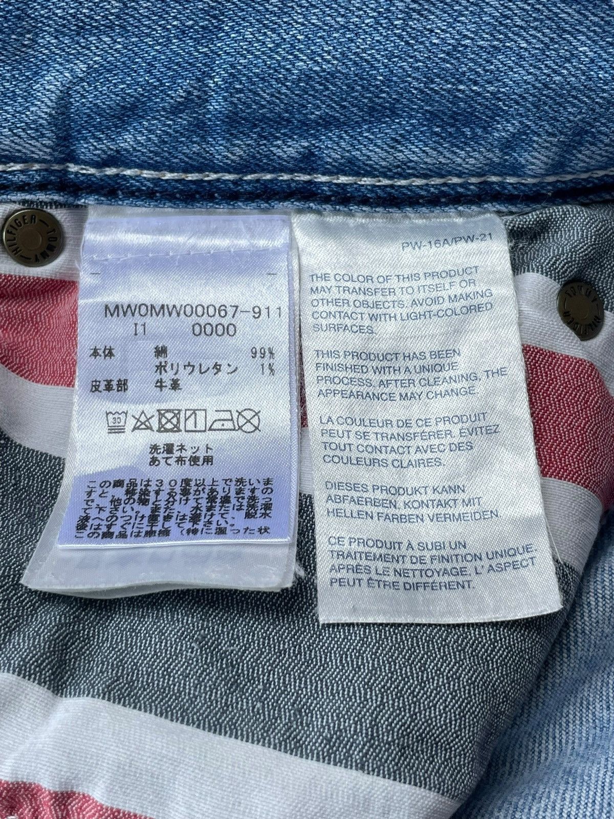 Tommy Hilfiger Tommy Hilfiger Bleached Wash Distressed Patches Style Jeans Size US 34 / EU 50 - 20 Thumbnail