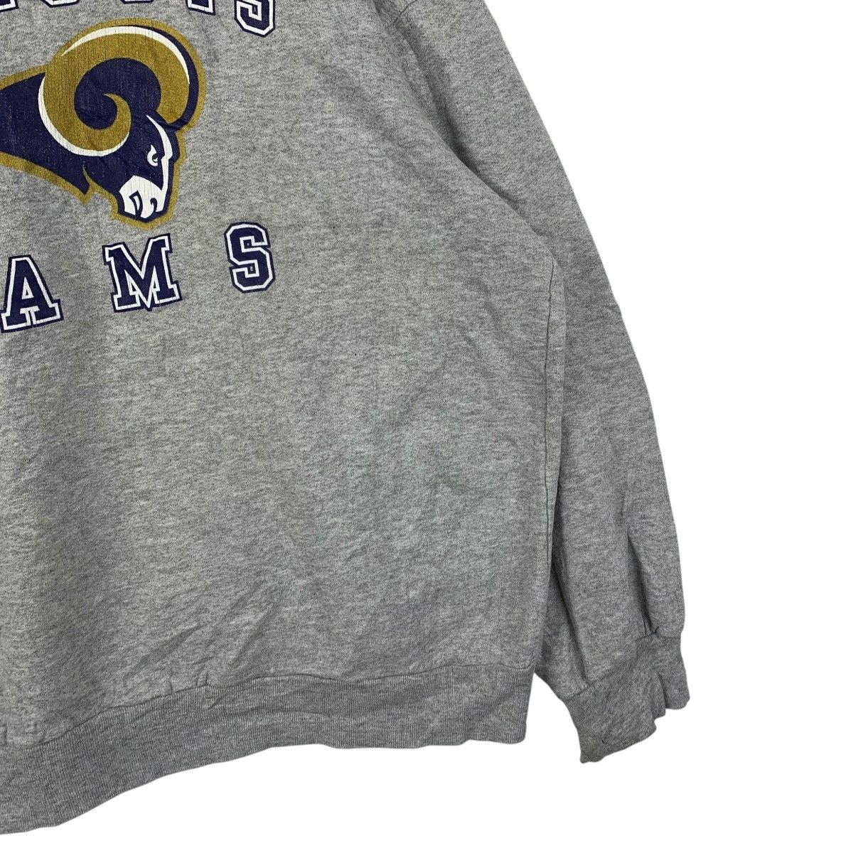 NFL NFL St. Louis Rams Hoodie Grey Pullover Sweatshirt Vintage Size US XL / EU 56 / 4 - 6 Thumbnail