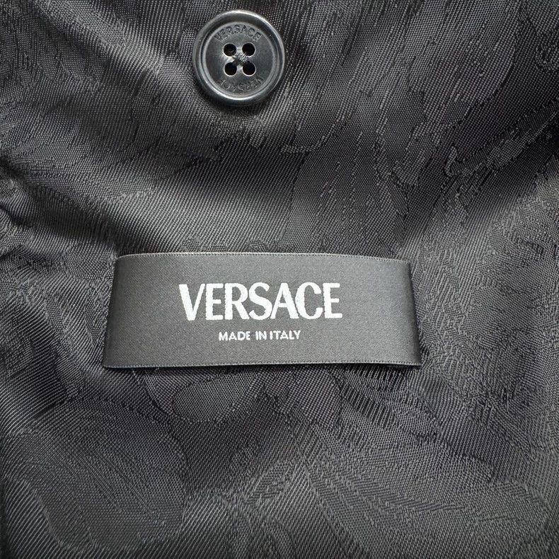 Versace Versace Rhinestones decorate a woolen blazer Size US M / EU 48-50 / 2 - 3 Thumbnail