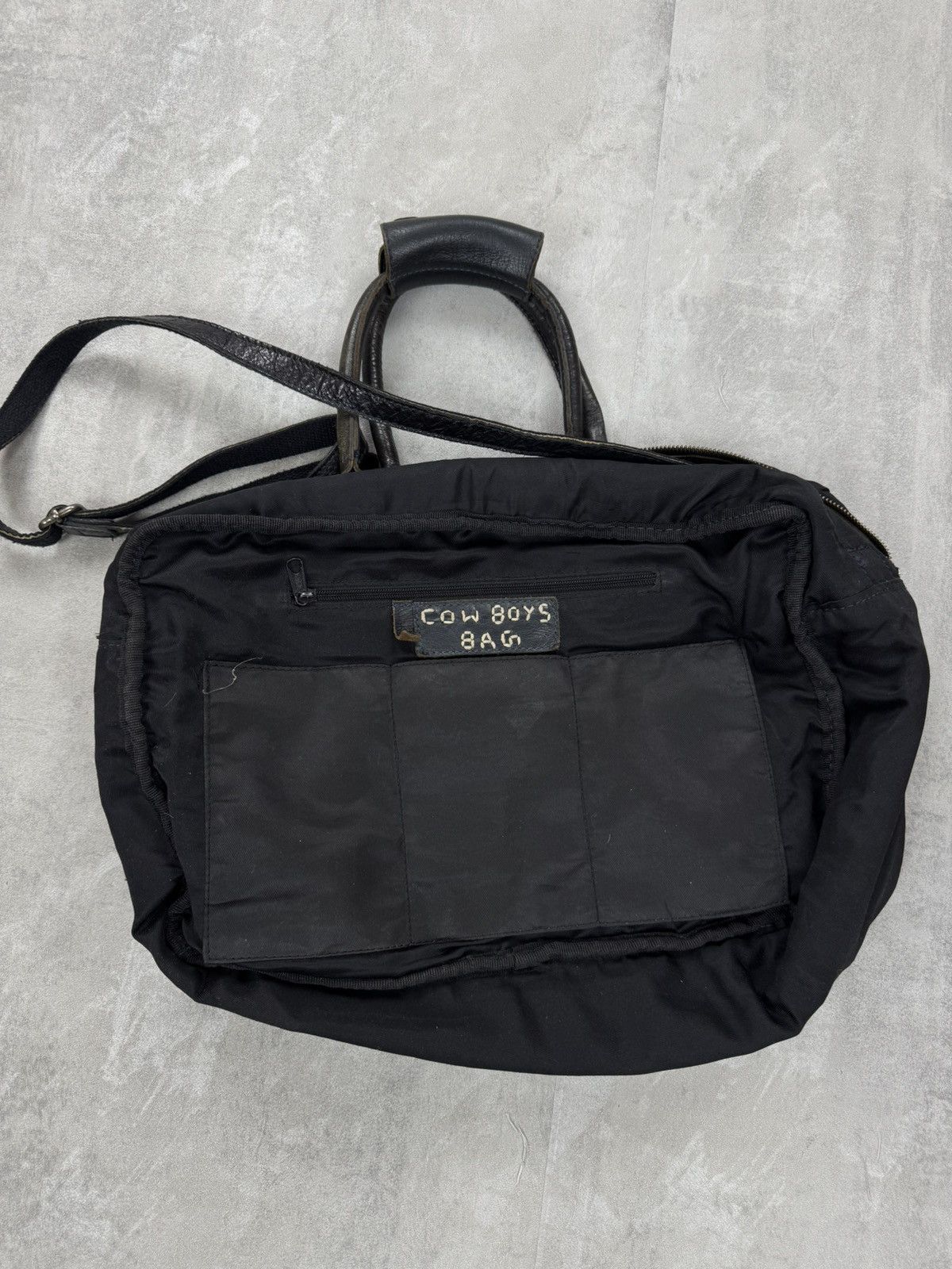 Handmade Cowboysbag leather shoulder CowBoys bag biker motorcycle bag Size ONE SIZE - 18 Thumbnail