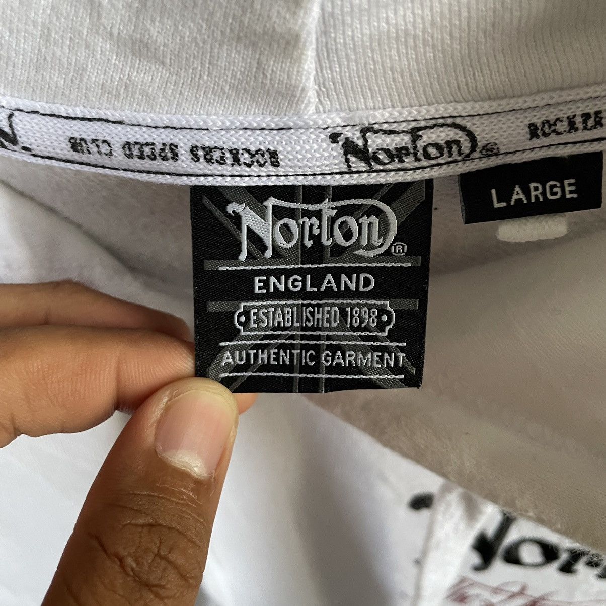 Norton Vintage Norton Motorcycle Rockers Speed Club Hoodie Size US L / EU 52-54 / 3 - 7 Thumbnail
