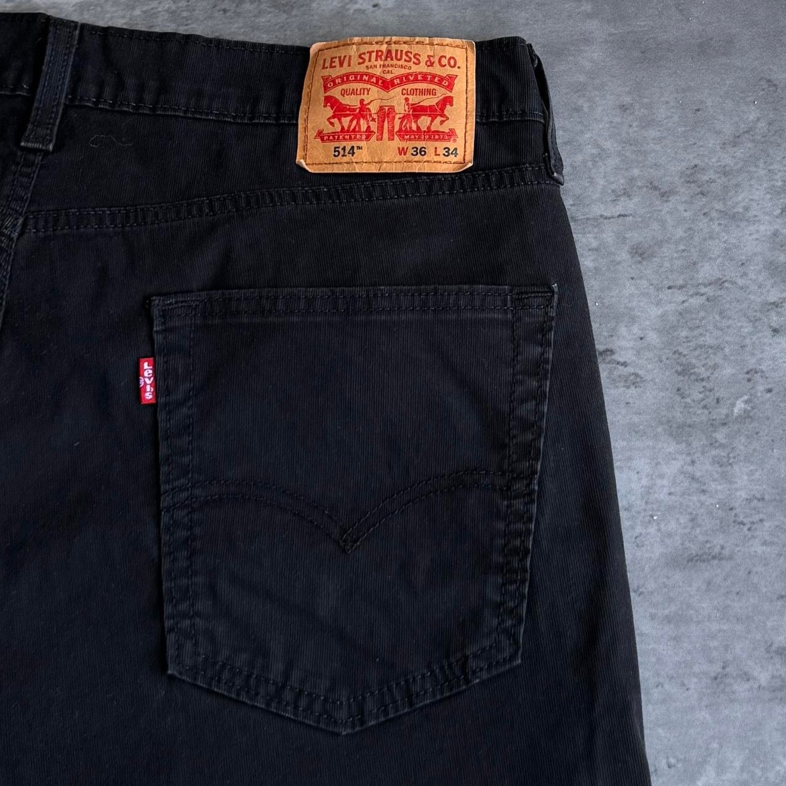 Levi's × Levi's Vintage Clothing Levi’s 514 Black Opium Essential Casual Pants Size US 36 / EU 52 - 3 Thumbnail
