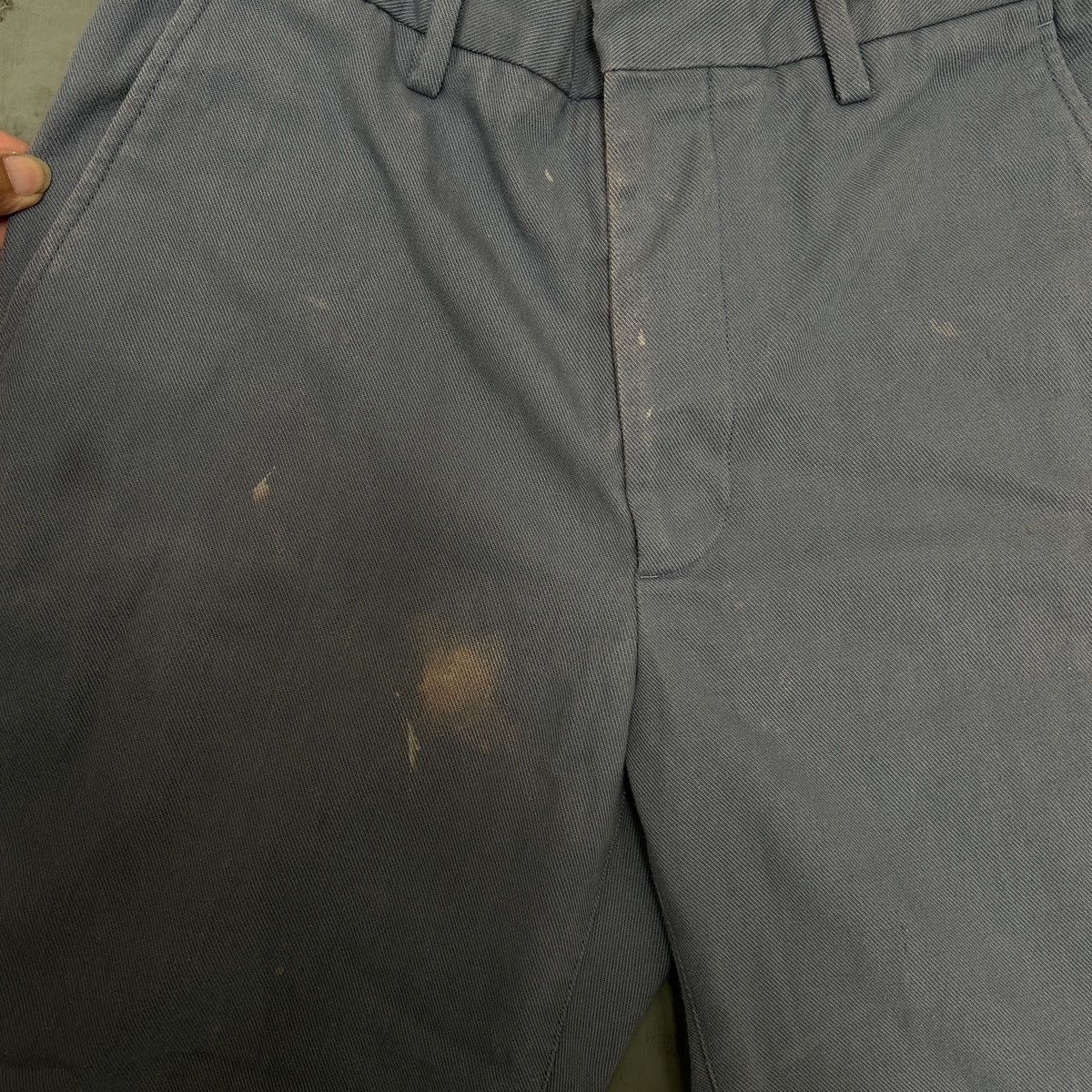 Acne Studios Acne Studios Blue Twill Chinos Size US 29 - 2 Thumbnail