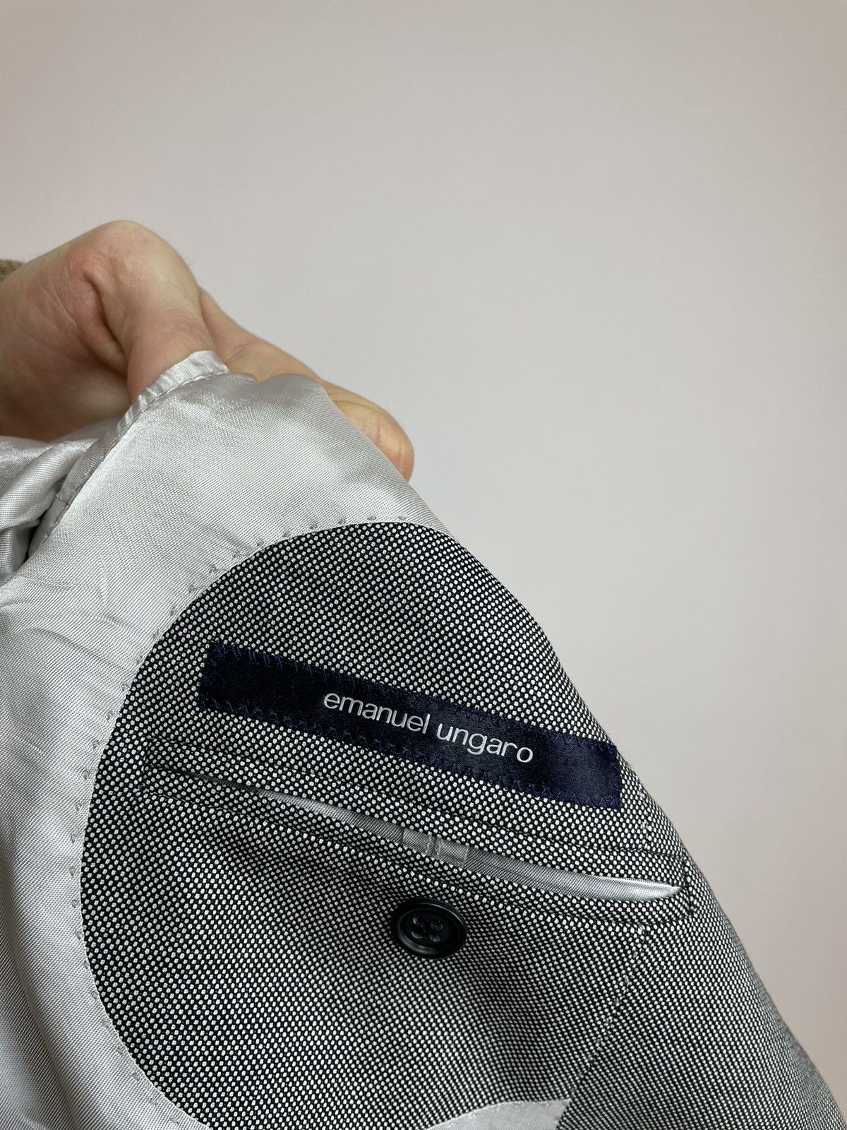 Designer × Emanuel Ungaro emanual ungaro wool blazer Mens size 50R Size 50R - 10 Thumbnail