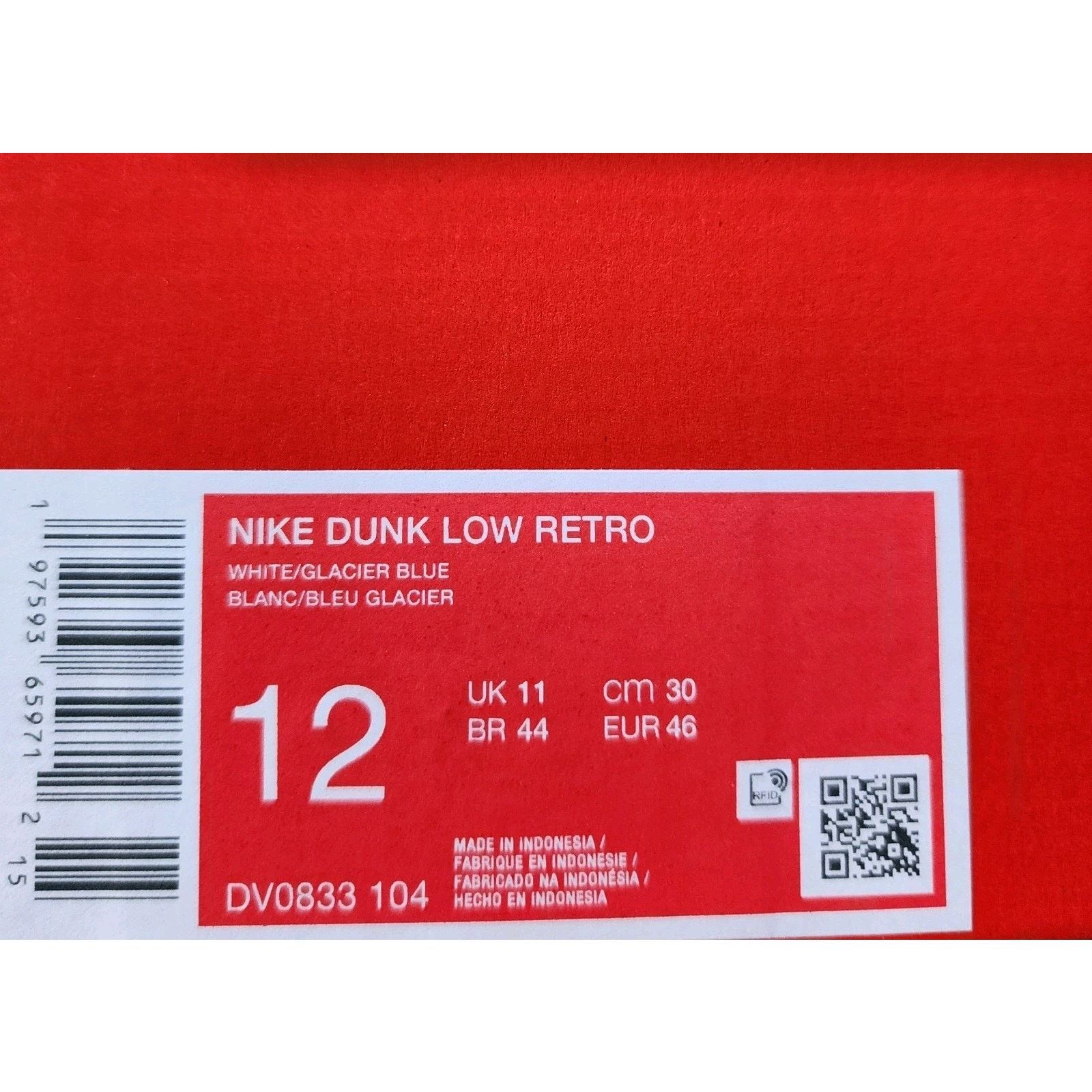 Nike Nike Dunk Low Glacier Blue Brand New Sz 12 Size US 12 / EU 45 - 9 Thumbnail