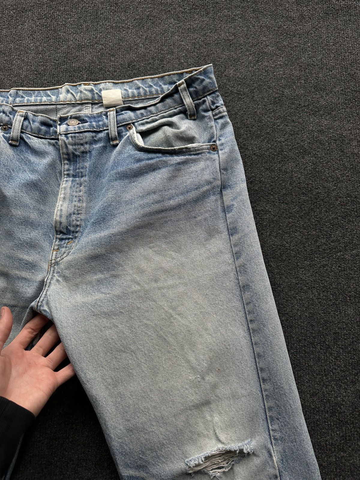 Levi's ORANGE TAB🚨VNTG 90s Levis Jeans LEGEND y2k Light Wash Denim Size US 34 / EU 50 - 6 Thumbnail