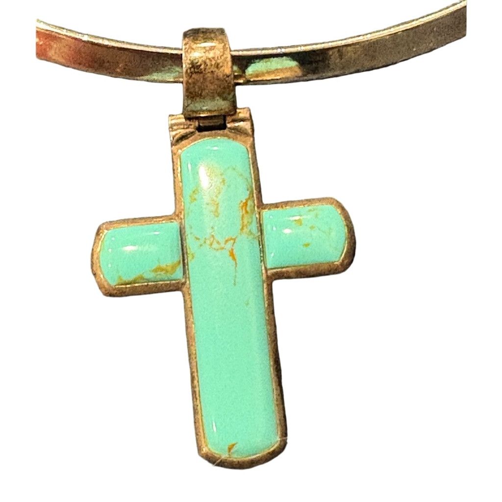 Other Howlite Cross Pendant Necklace Size ONE SIZE - 2 Thumbnail