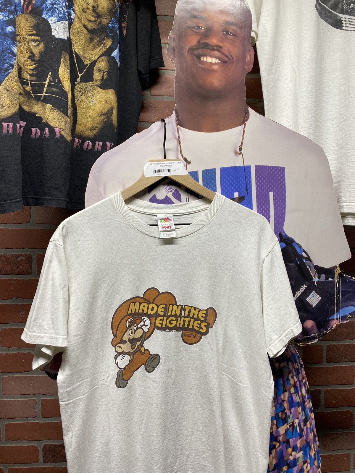 Vintage Mario Bros Video Game Promo Y2K Shirt Medium