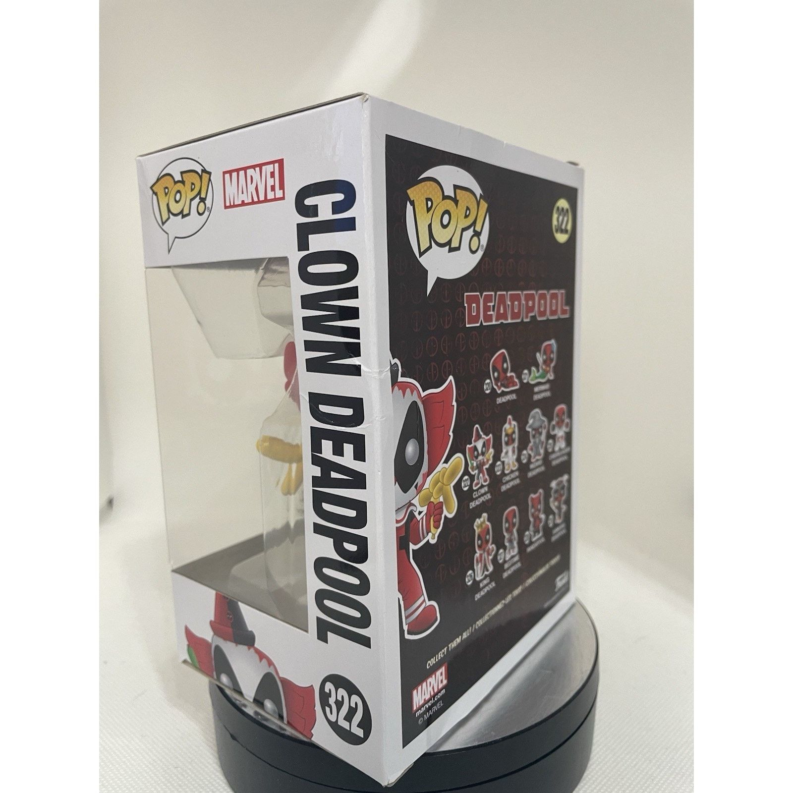 Marvel Comics Funko Pop! Vinyl: Marvel - Clown Deadpool #322 Damaged Size ONE SIZE - 6 Thumbnail