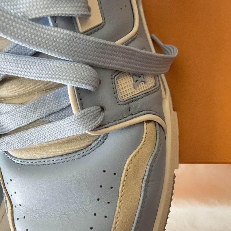 Louis Vuitton Louis Vuitton Trainer Blue Fashion Sneakers for Men -2508 Size US 8 / EU 41 - 4 Thumbnail