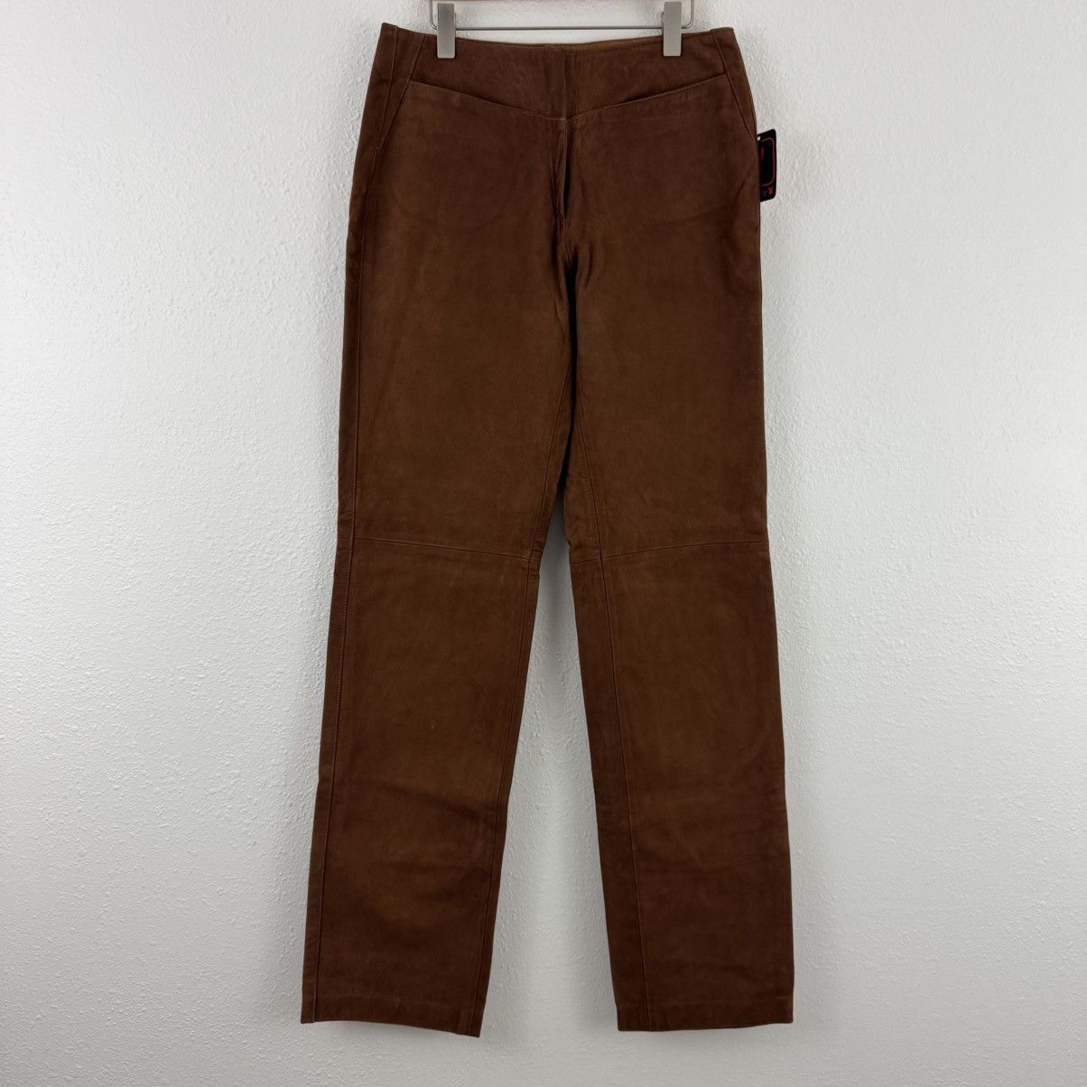 Playboy PLAYBOY Vintage Y2K 90s Brown Suede Bunny Bikercore Pant Size 26" / US 2 / IT 38 - 3 Thumbnail